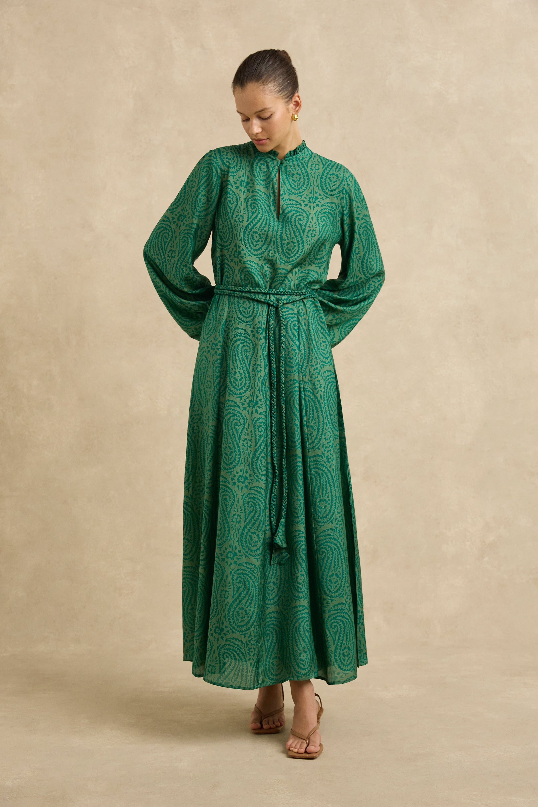 Nala Dress - Paisley Green Nala Dress - Paisley Green