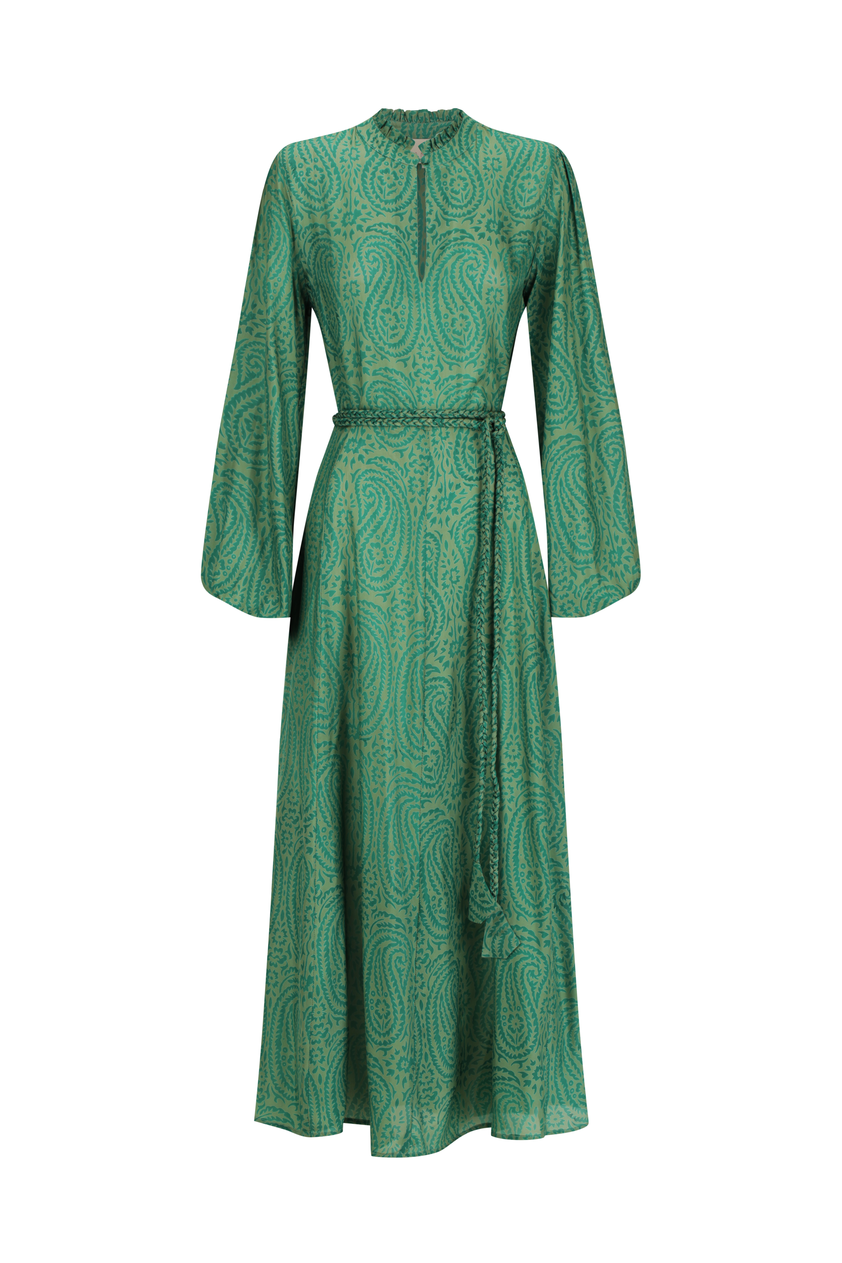 Nala Dress - Paisley Green