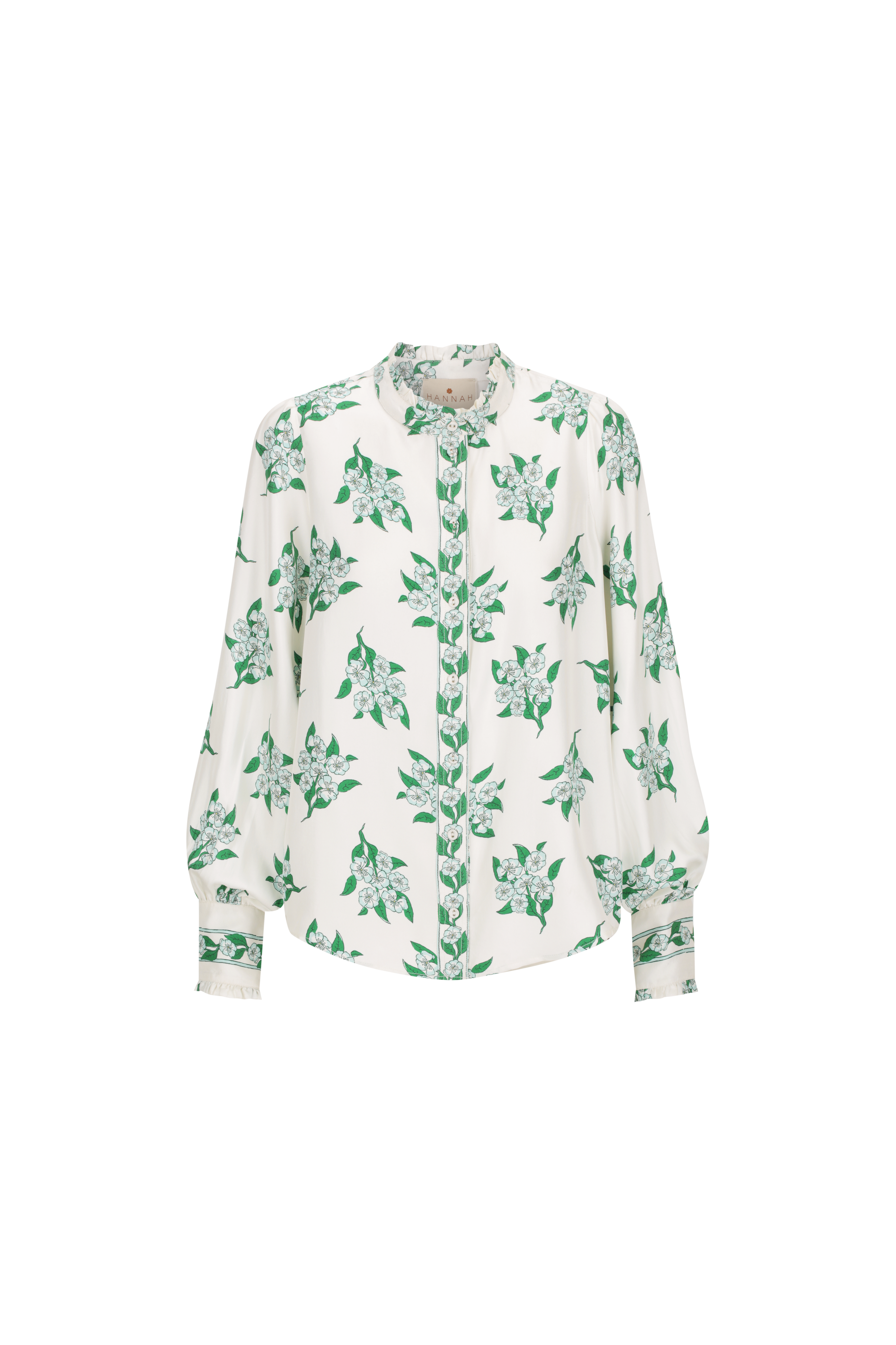 Nyra Shirt - Emerald Blossom