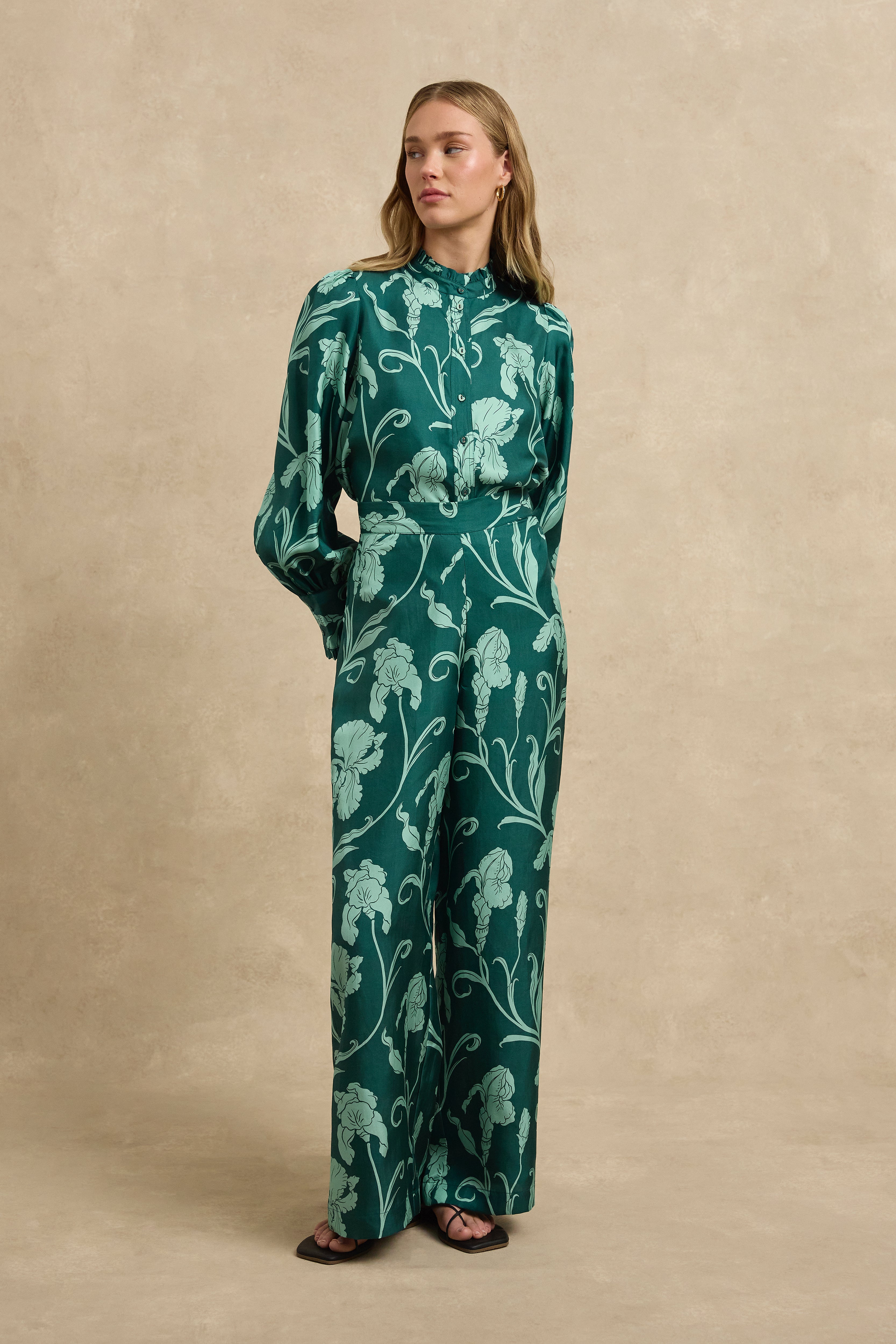 Nyra Shirt - Iris Jade