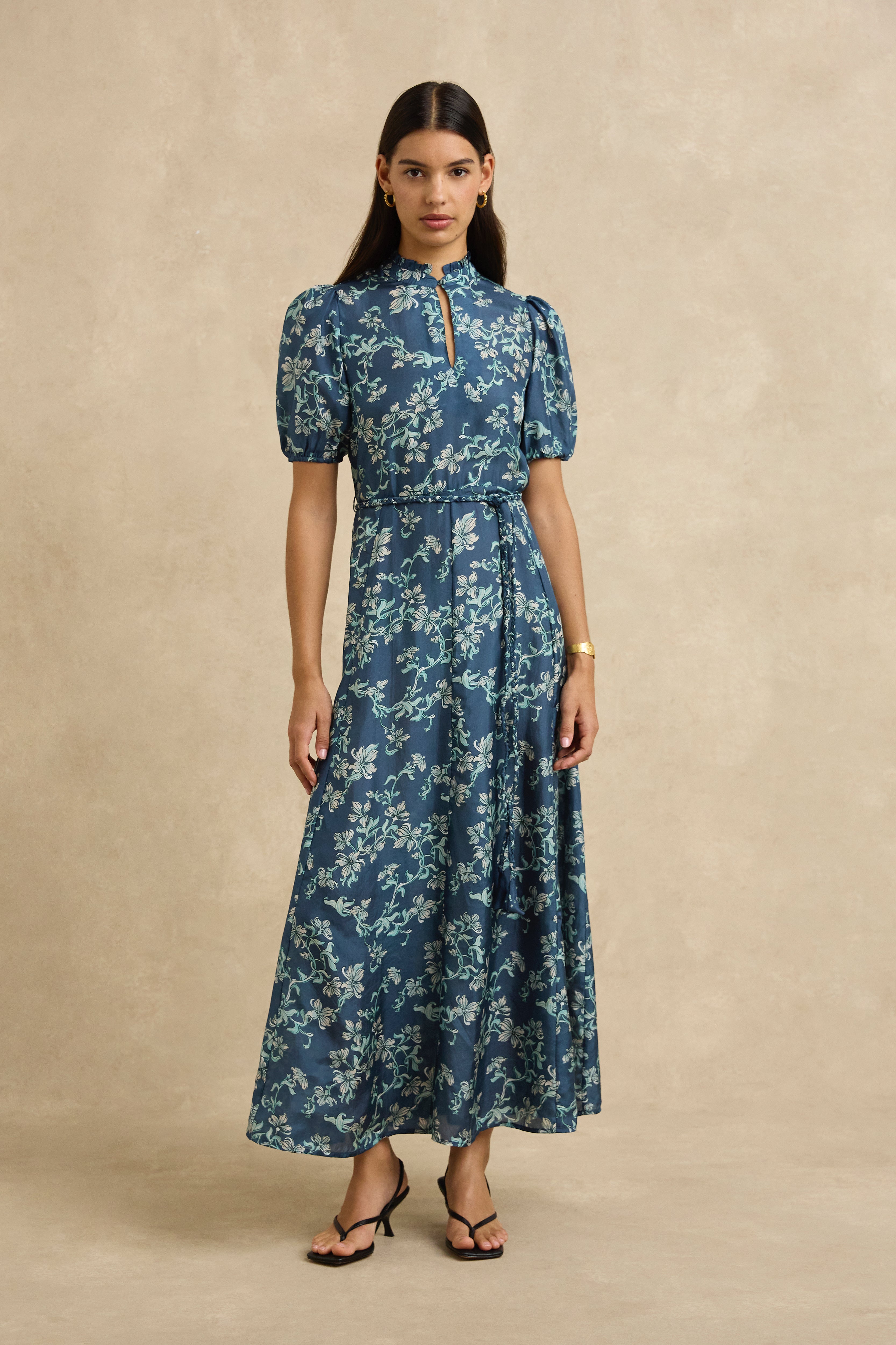 Oceanus Dress - Jasmine Blue