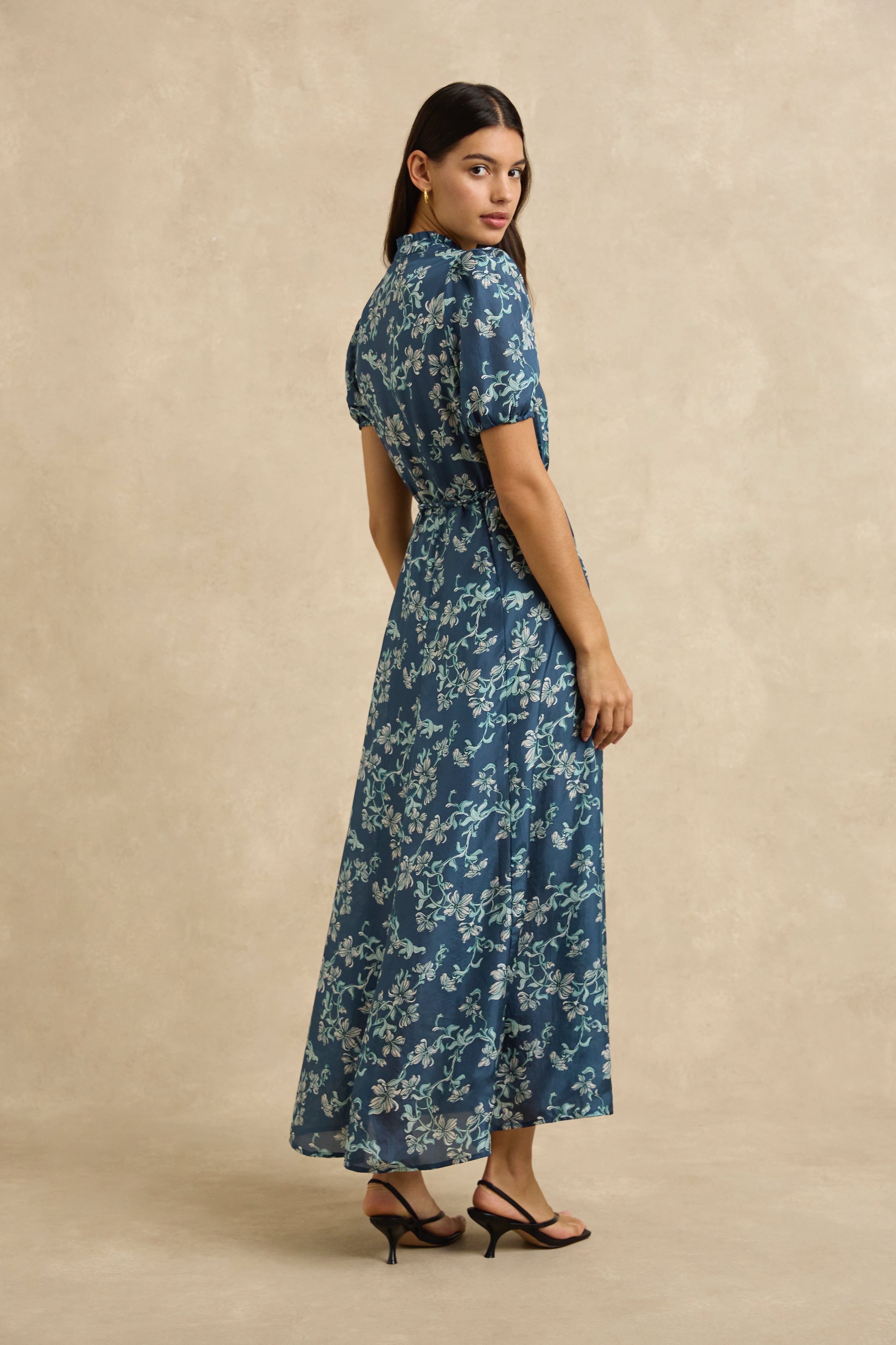 Oceanus Dress - Jasmine Blue