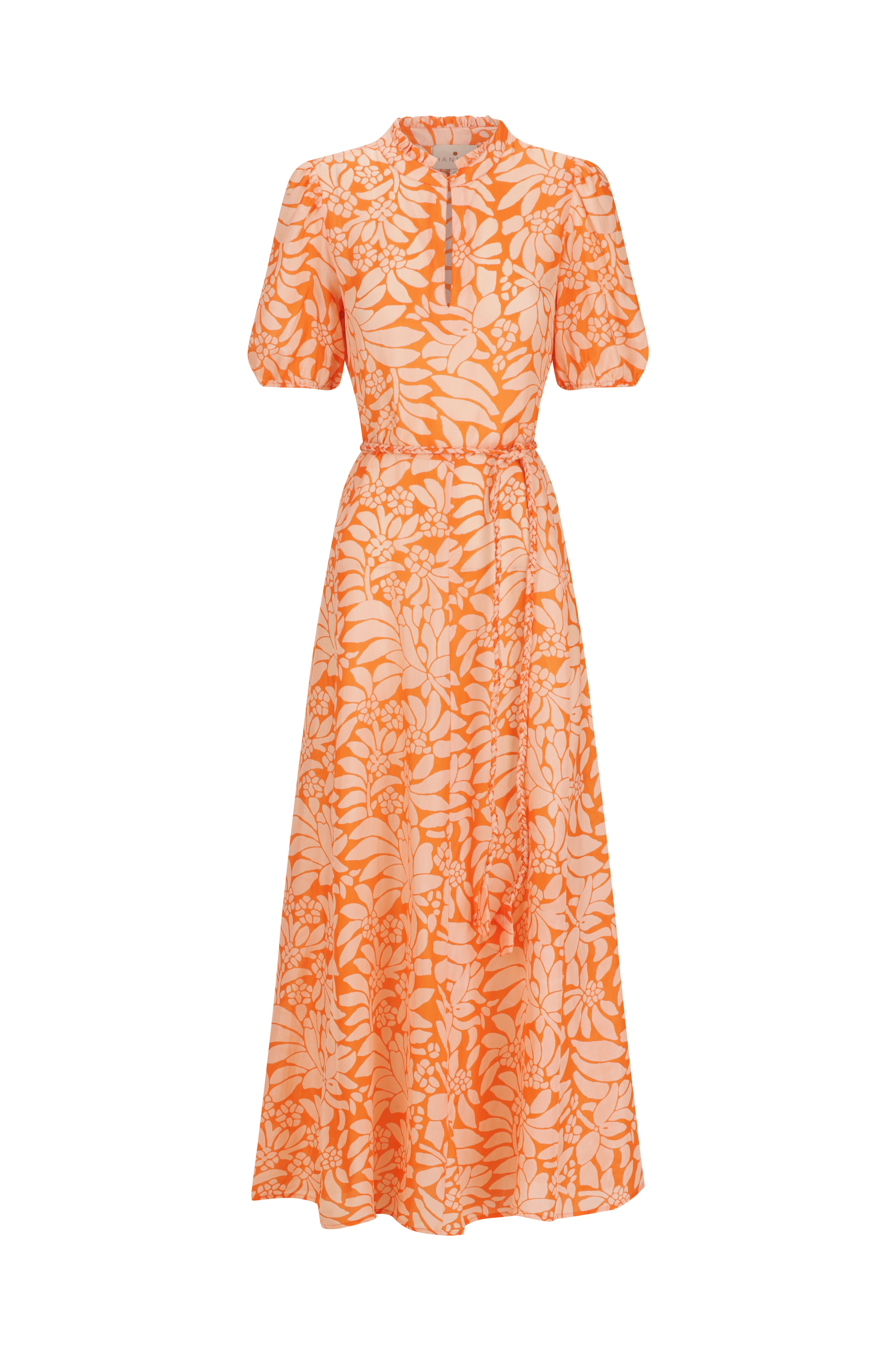 Oceanus Dress - Crocus Persimmon