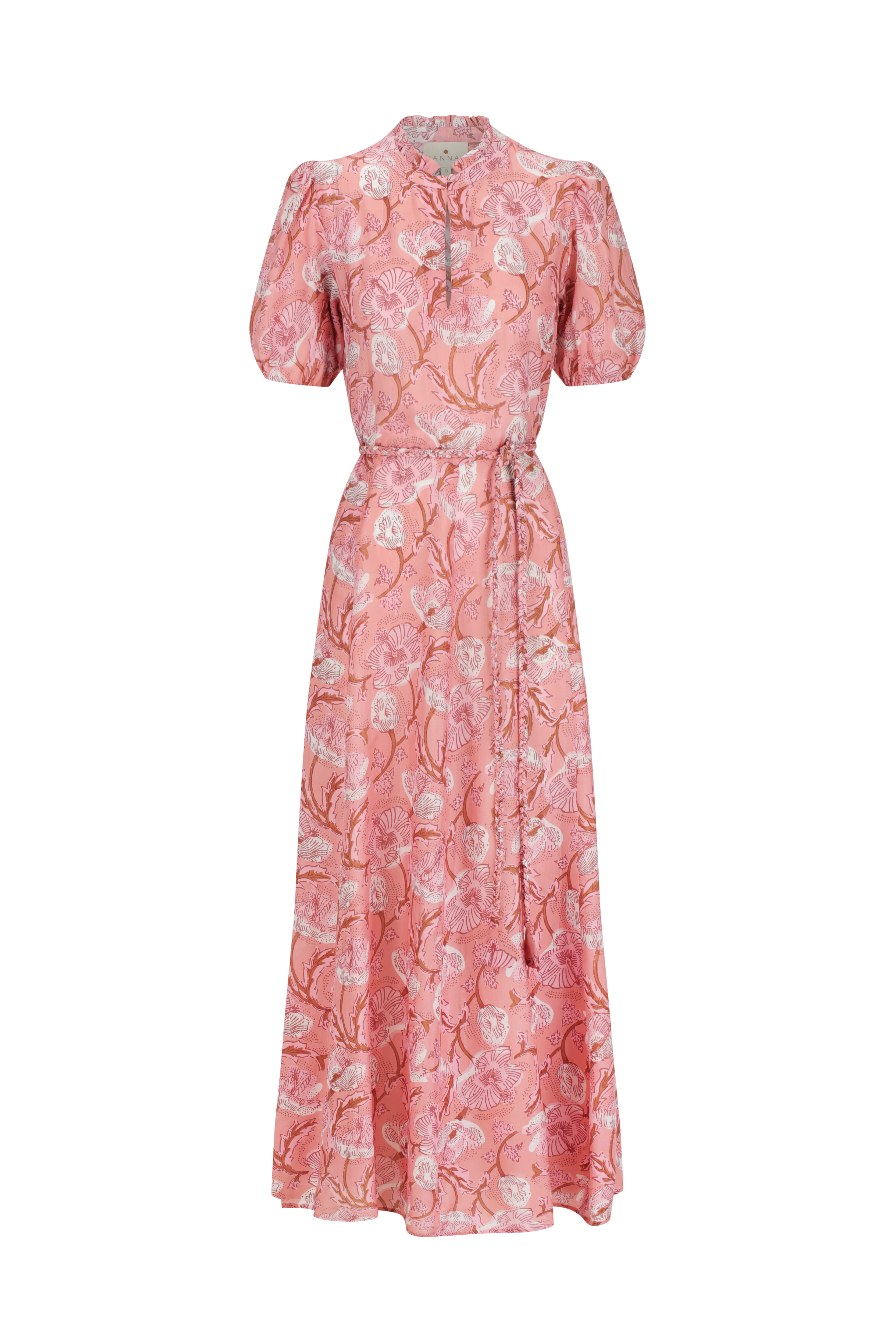 Oceanus Dress - Hibiscus Pink