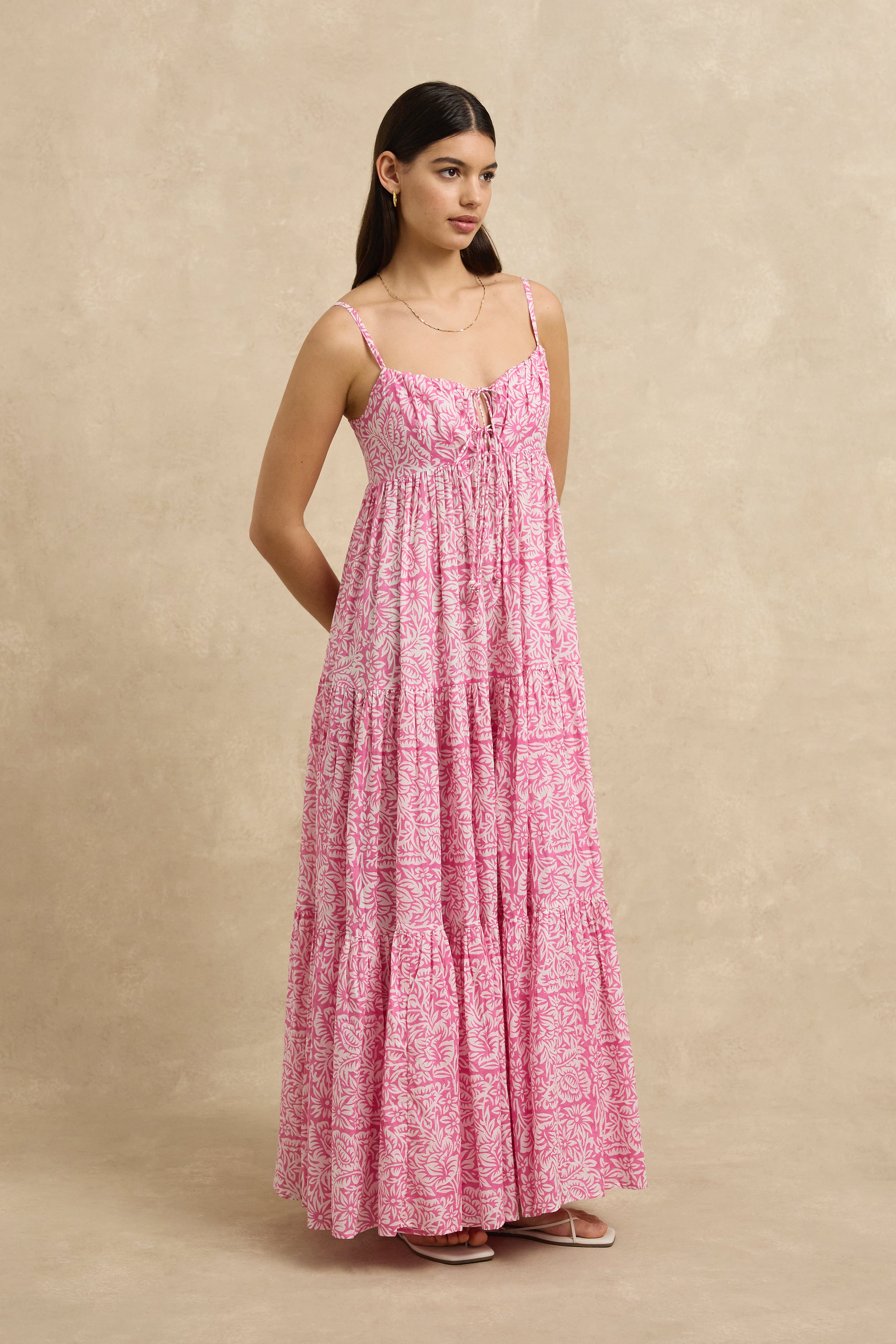 Odessa Dress - Paradise Hibiscus