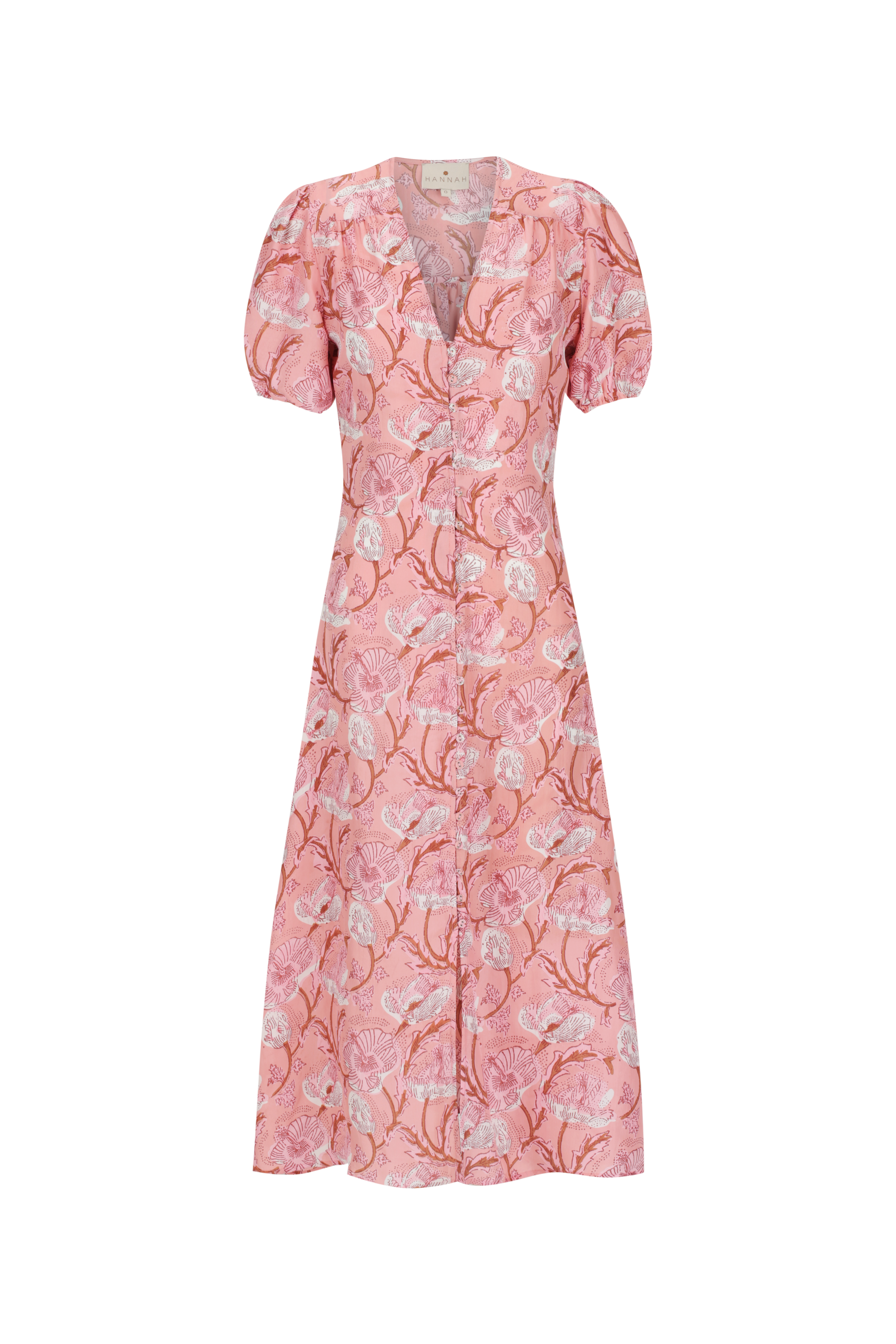 Olivia Dress - Hibiscus Pink