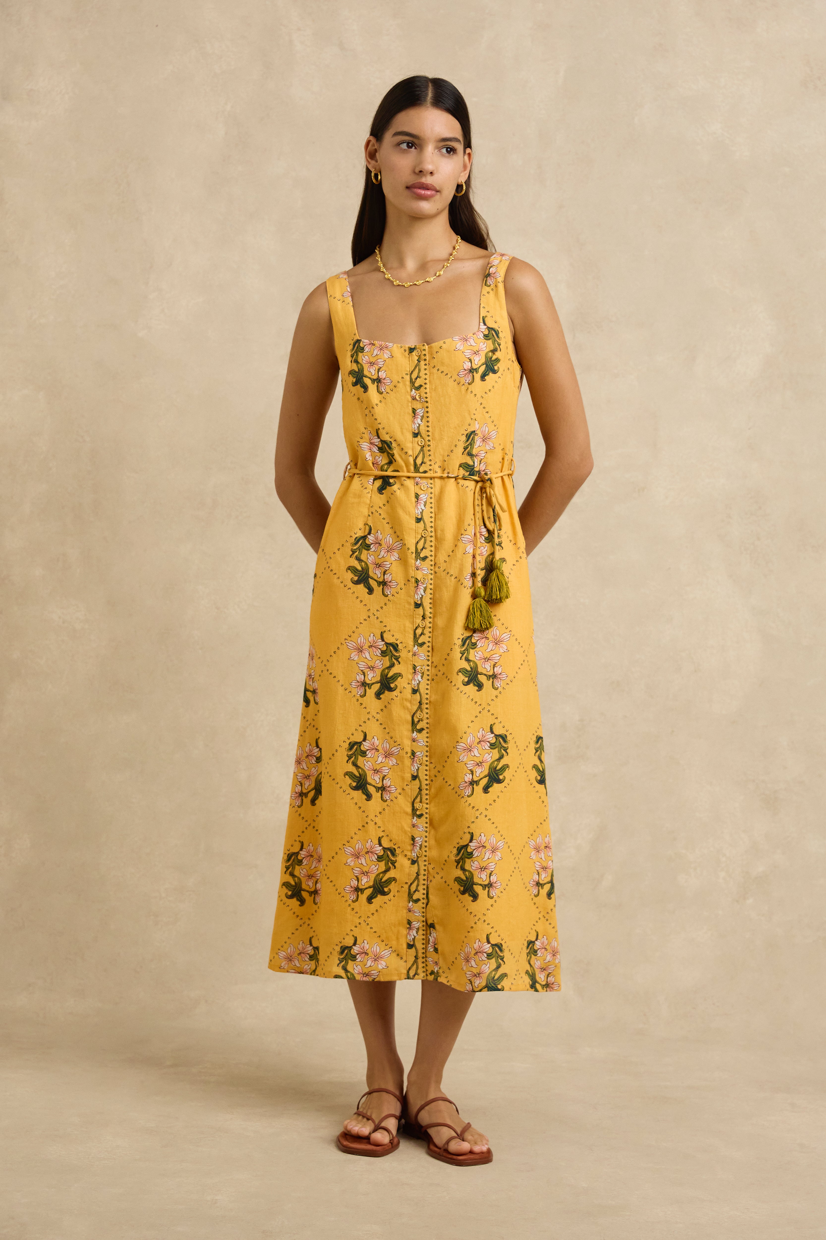 Paloma Dress - Jasmine Yellow