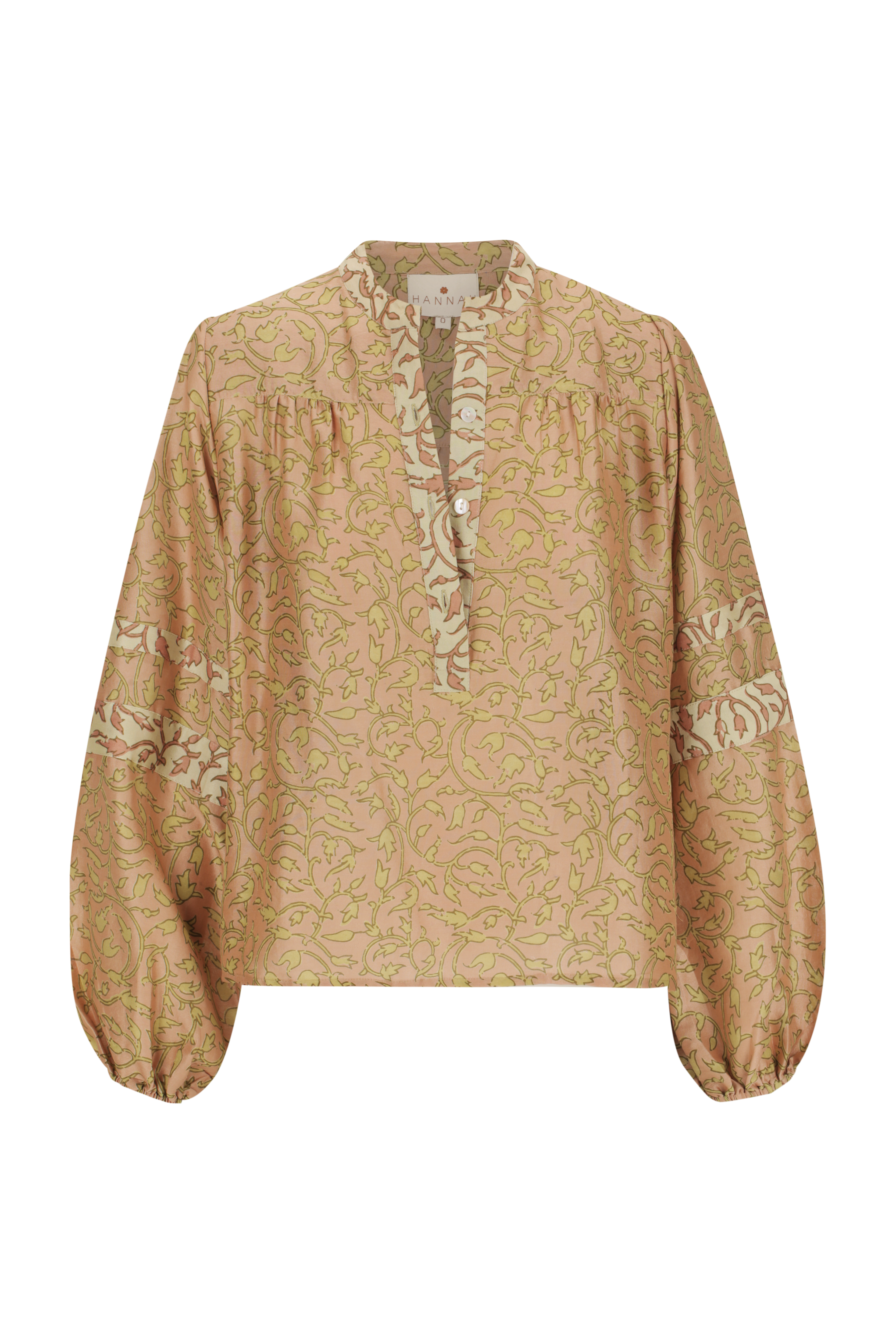 Quinn Blouse - Midnight Vine Khaki