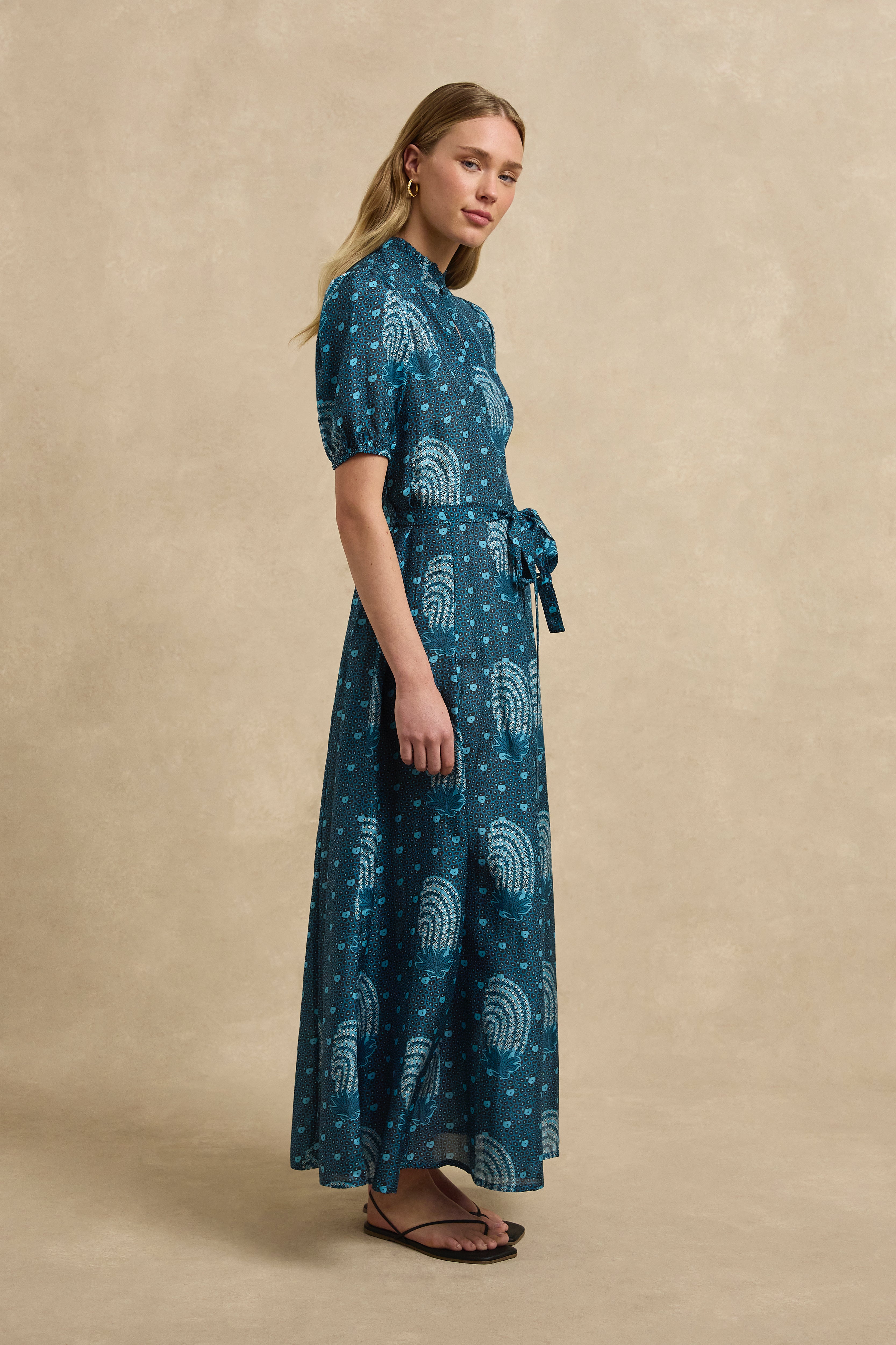 Oceanus Dress - Tide Indigo