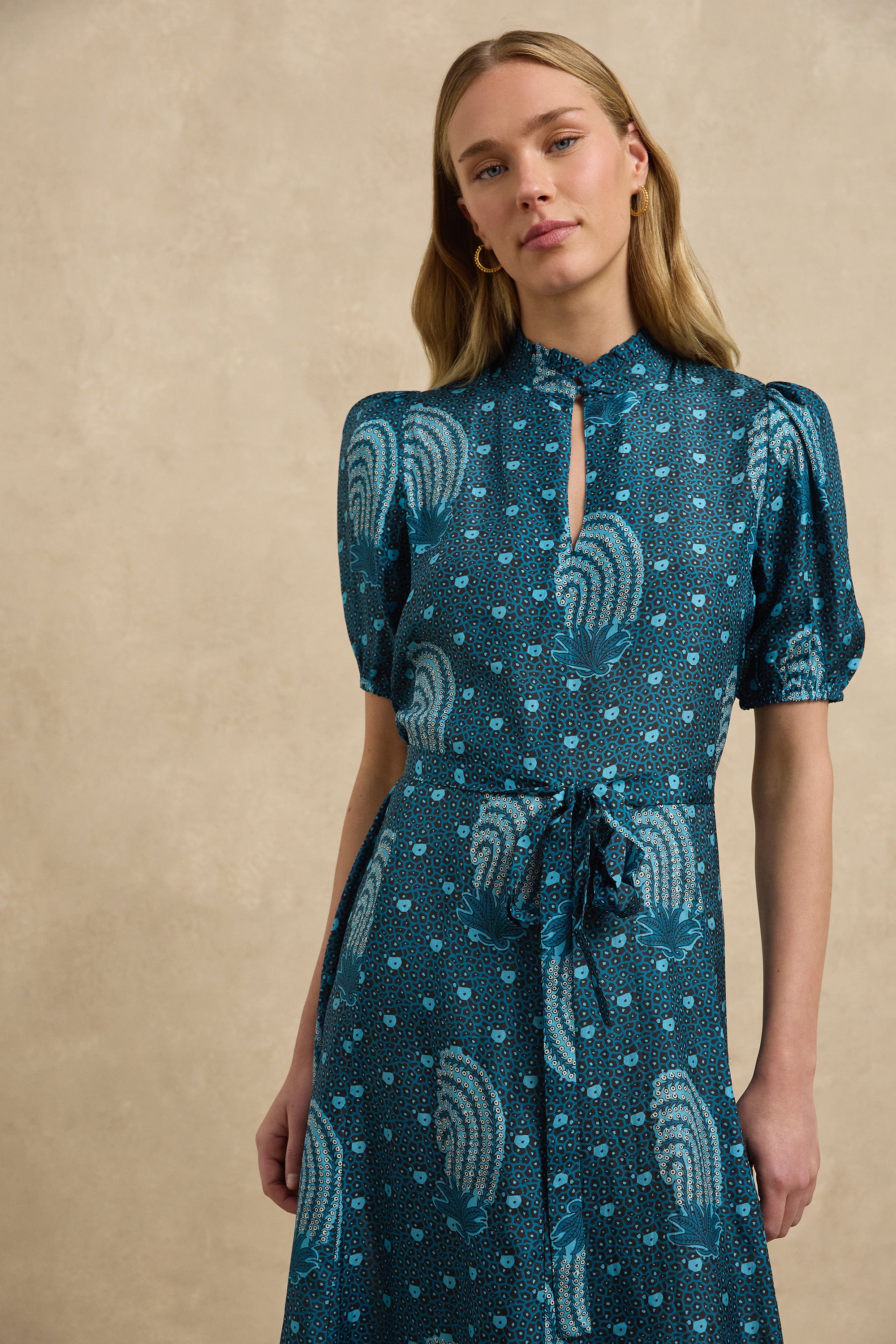 Oceanus Dress - Tide Indigo