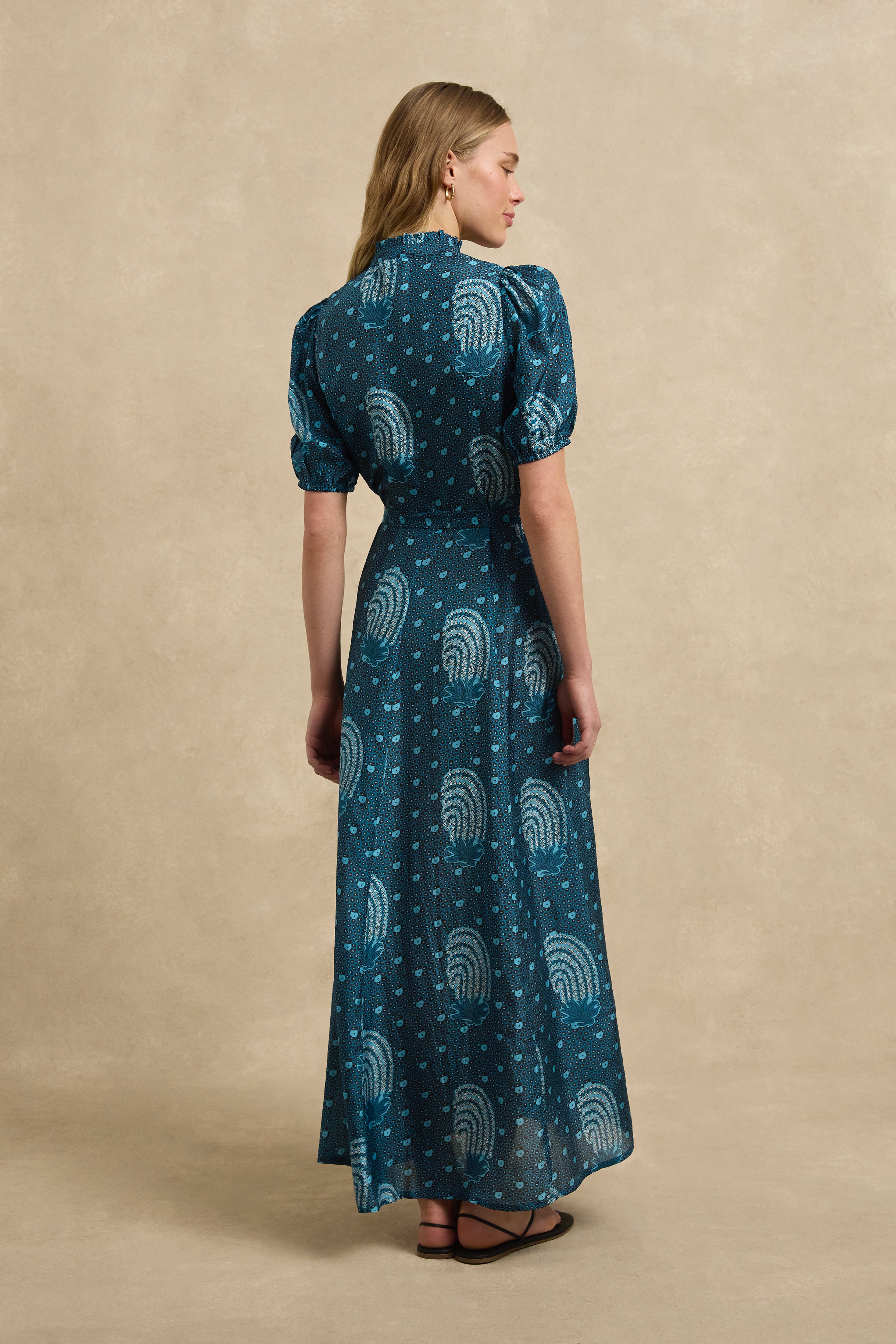 Oceanus Dress - Tide Indigo