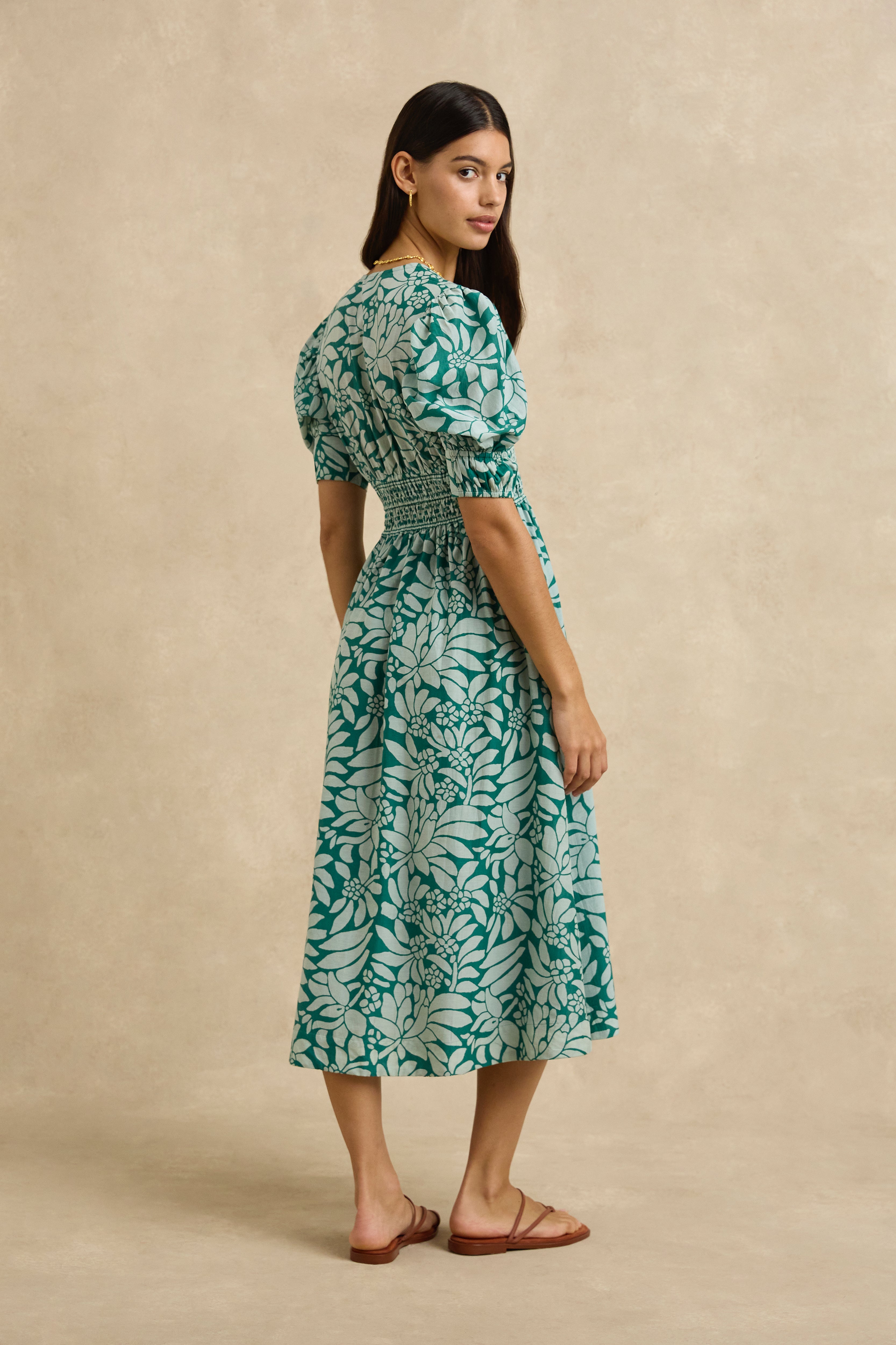 Salena Dress - Crocus Fernwood