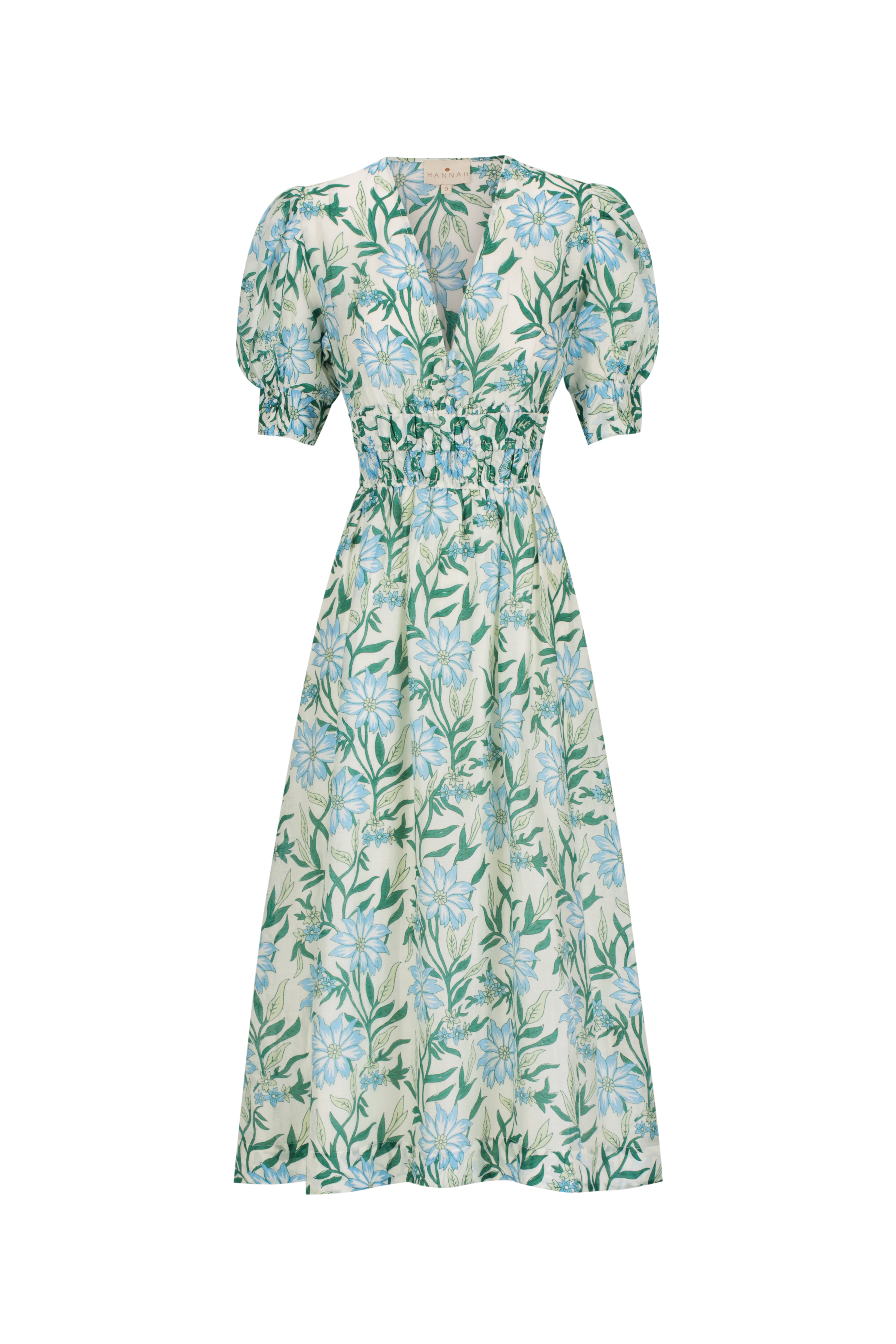 Salena Dress - Spring Daisy Light Blue