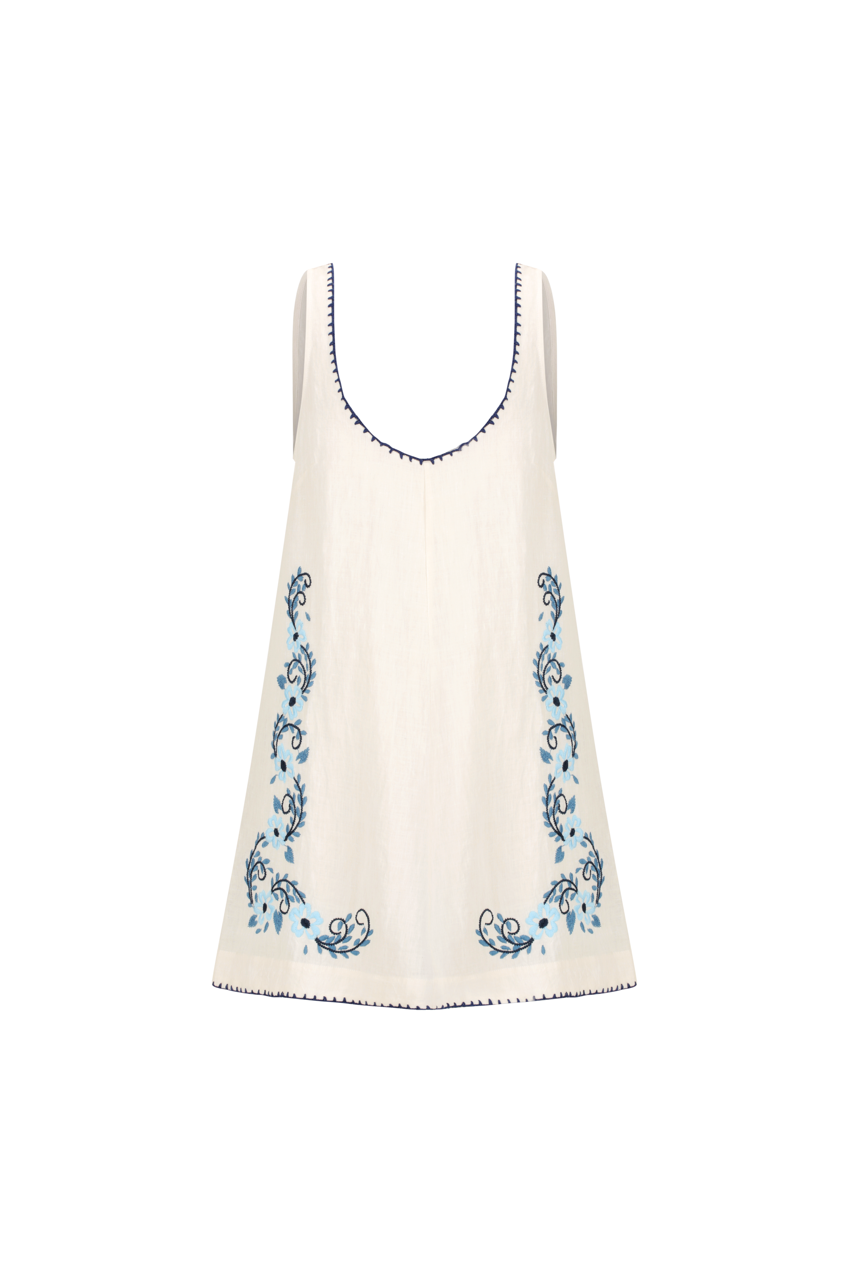Sara Dress - Blossom Indigo