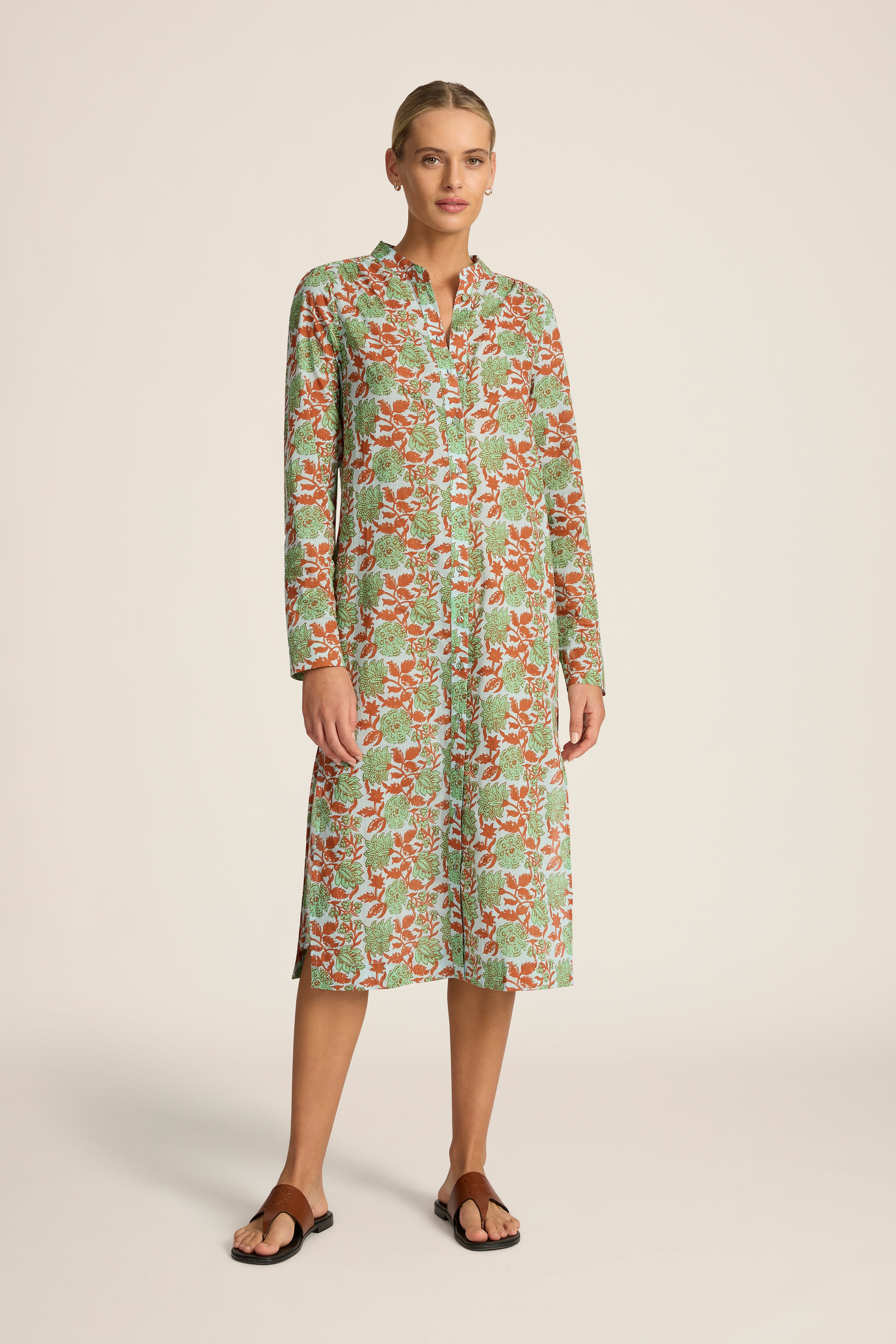 Sienna Midi Dress - Albenya Fade