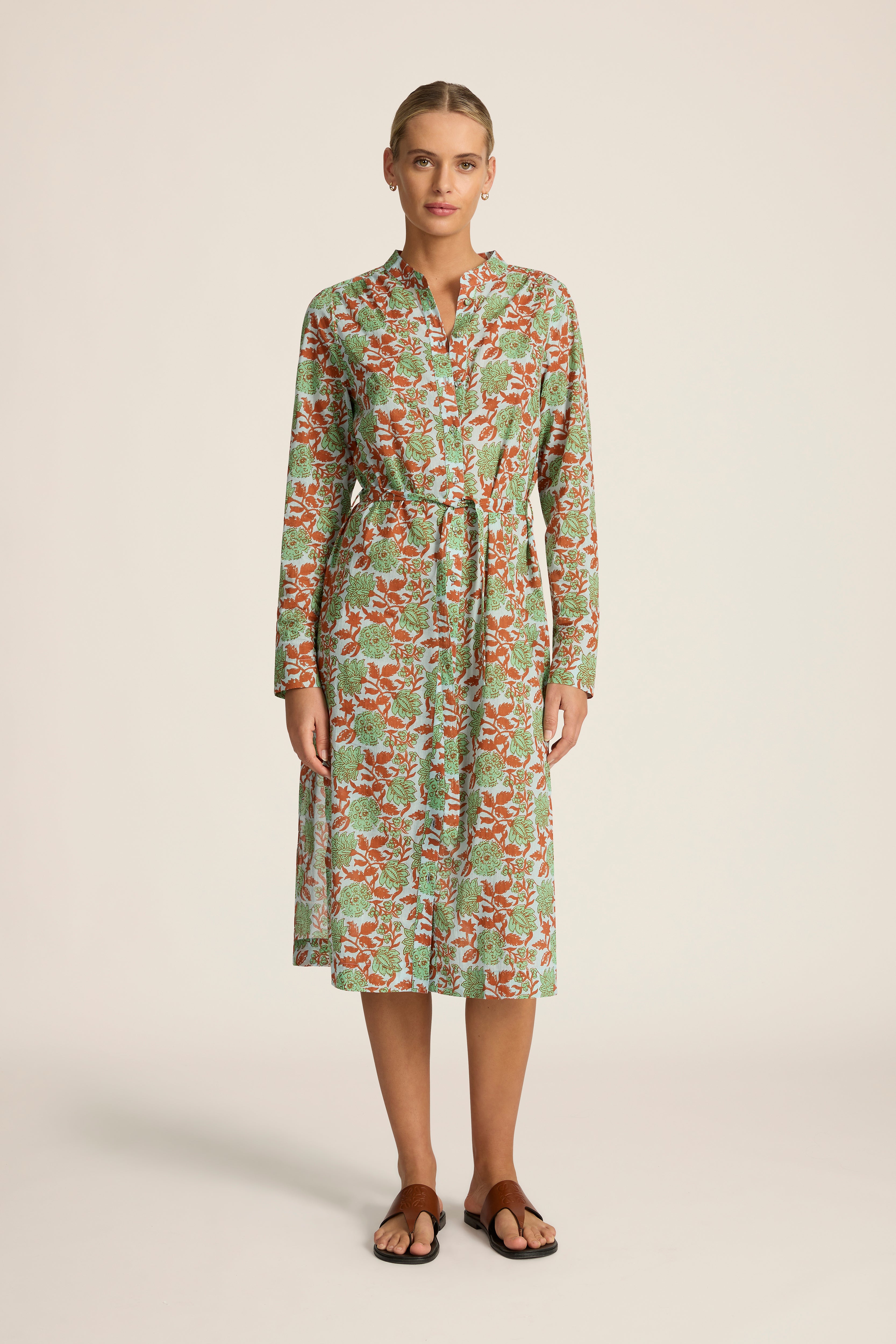 Sienna Midi Dress - Albenya Fade