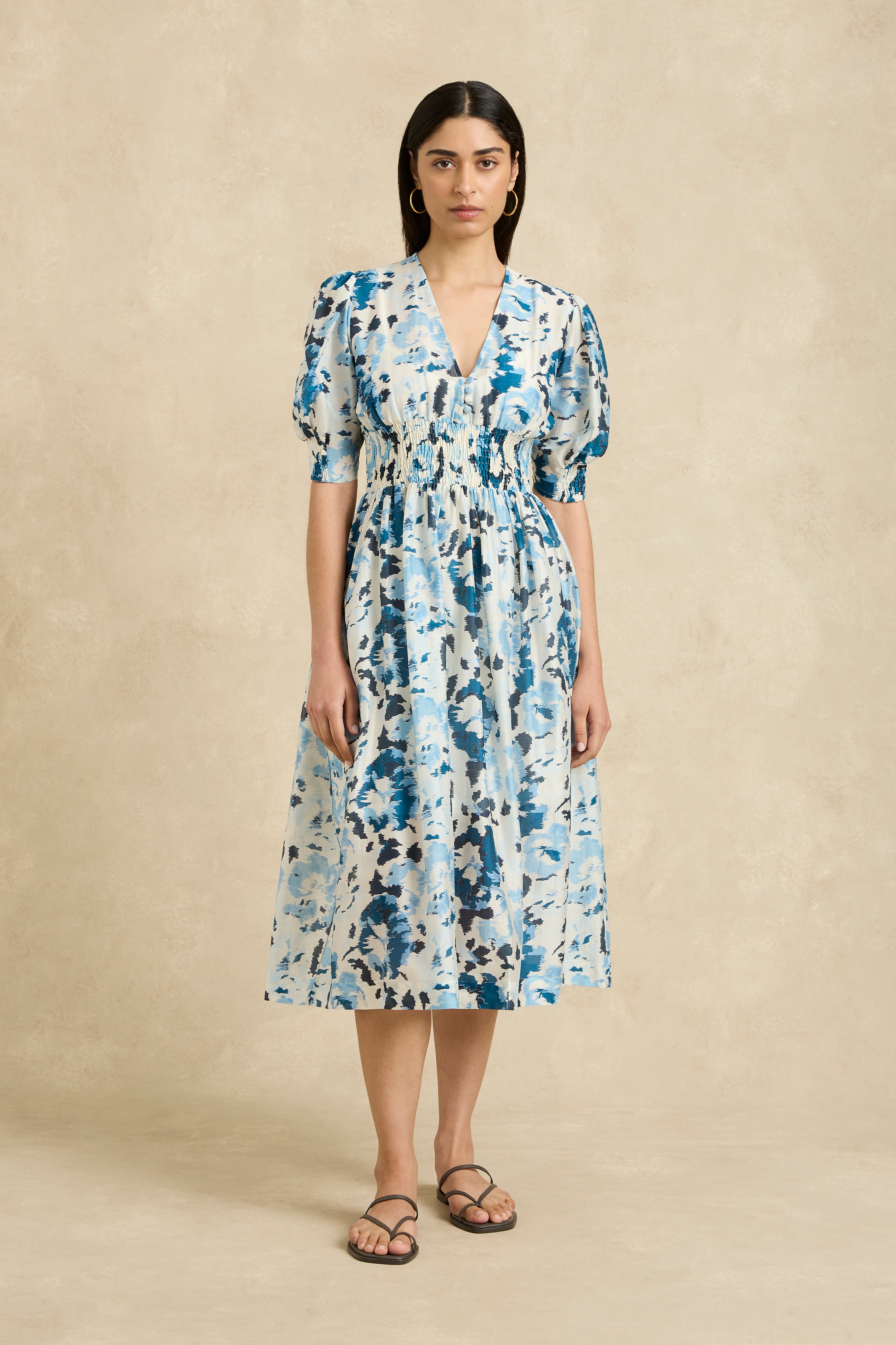 Sophia Dress - Haze Sky