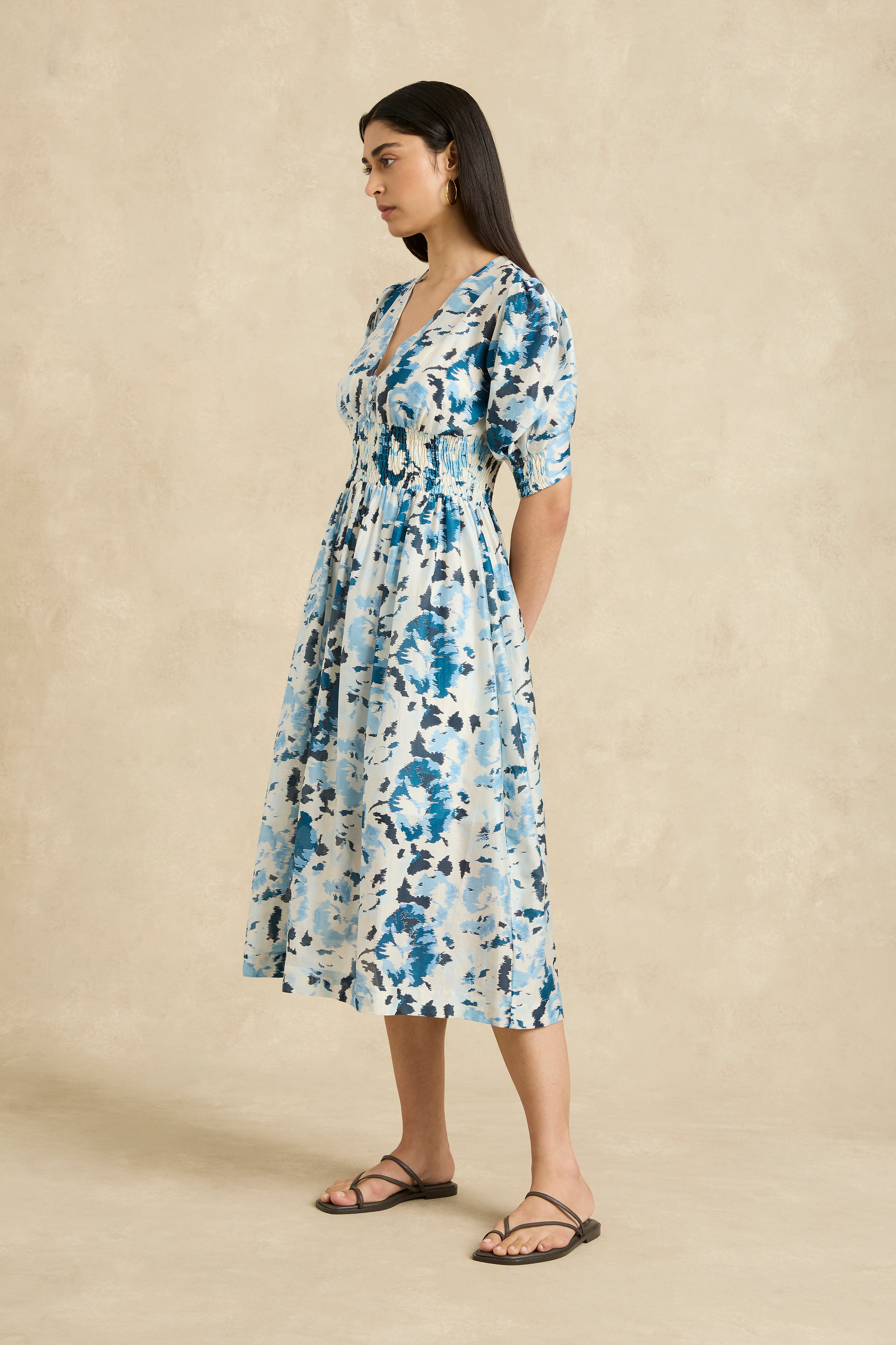 Sophia Dress - Haze Sky