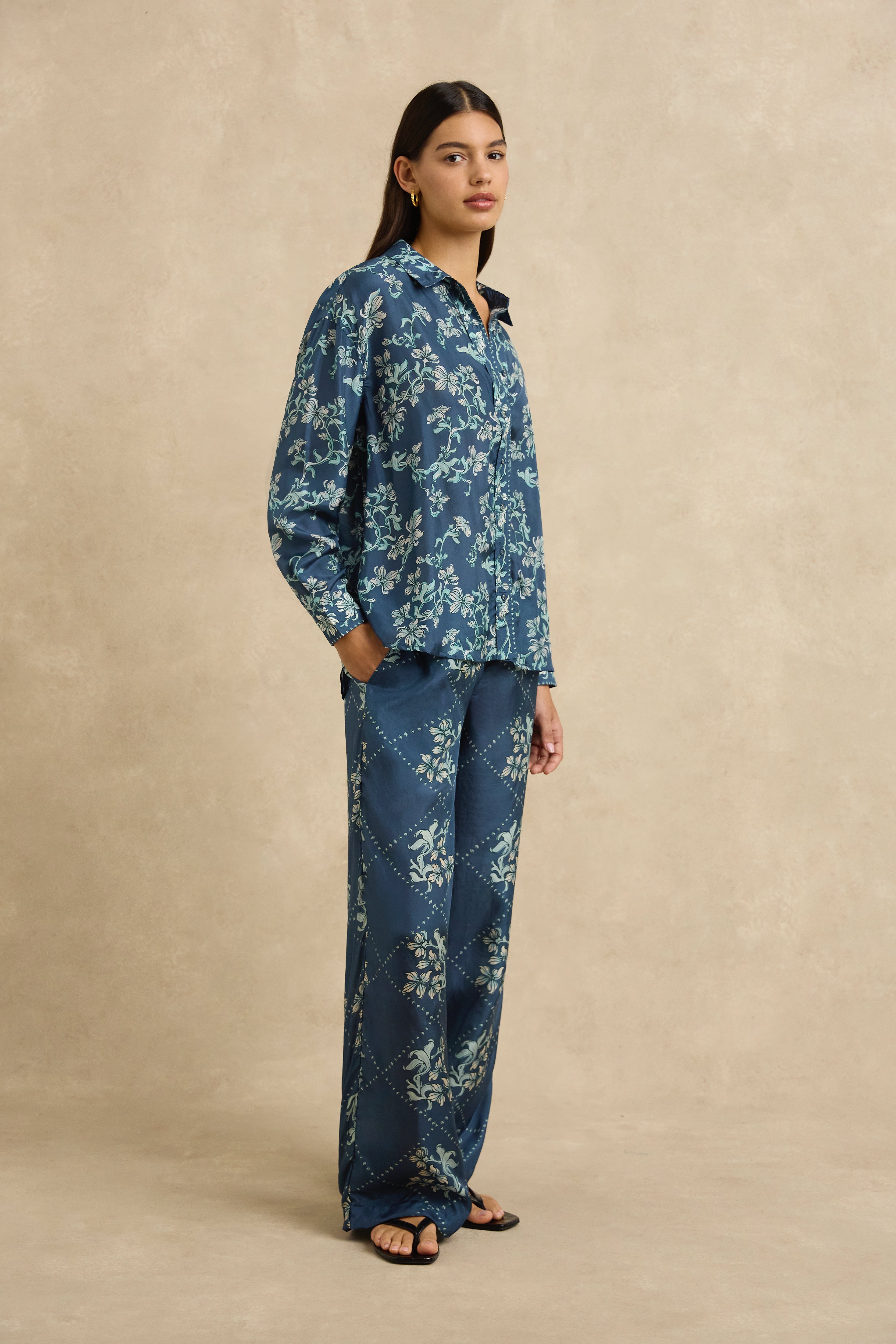 Stevie Shirt - Jasmine Blue