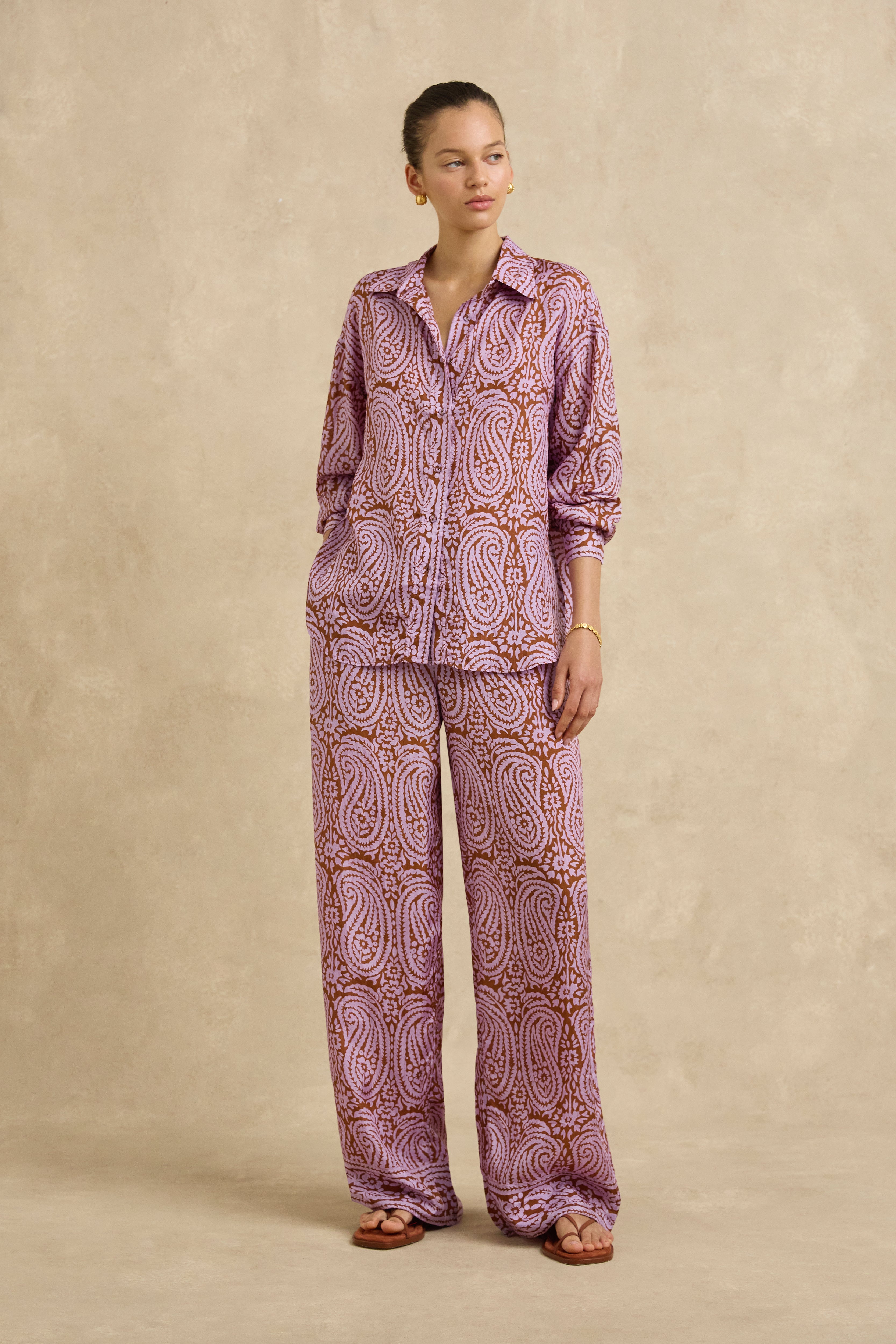 Azra Pant - Paisley Purple