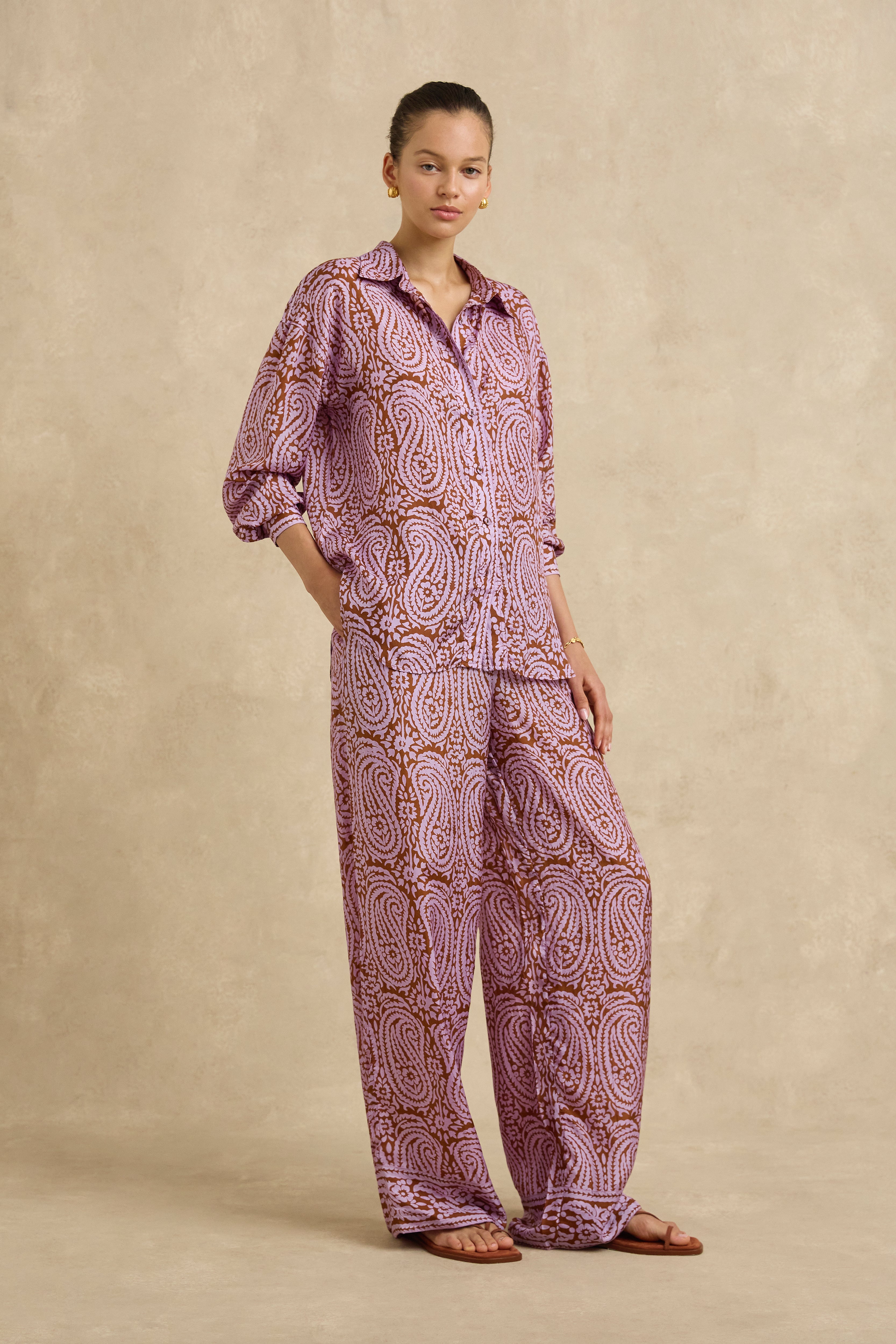 Azra Pant - Paisley Purple