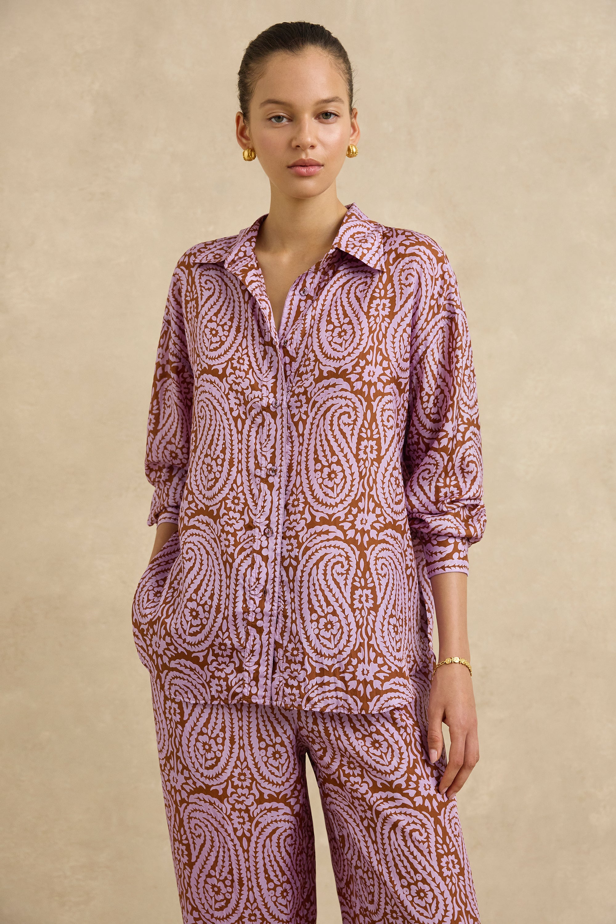 Azra Pant - Paisley Purple
