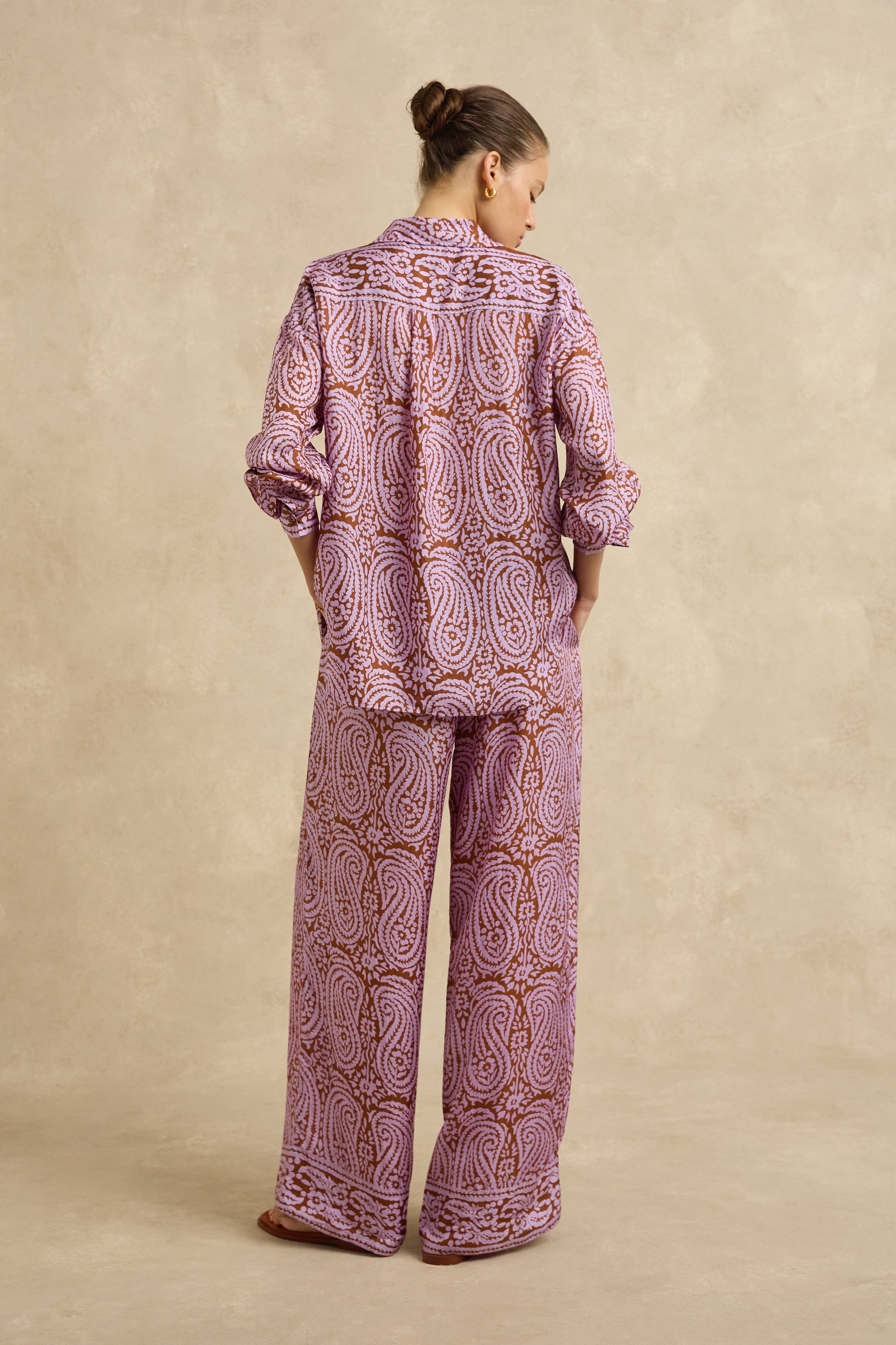 Stevie Shirt - Paisley Purple