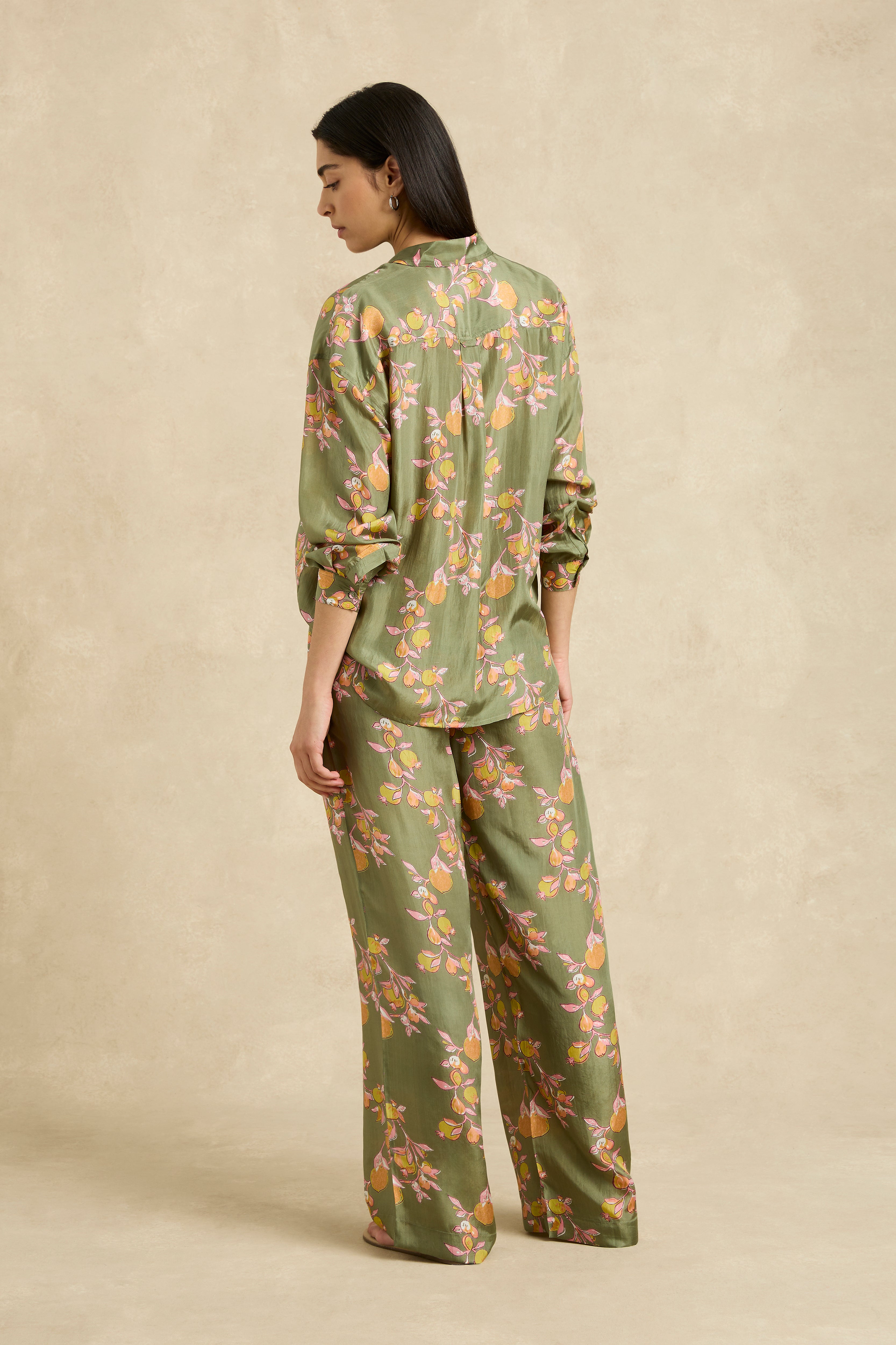 Azra Pant - Pomegranate Khaki