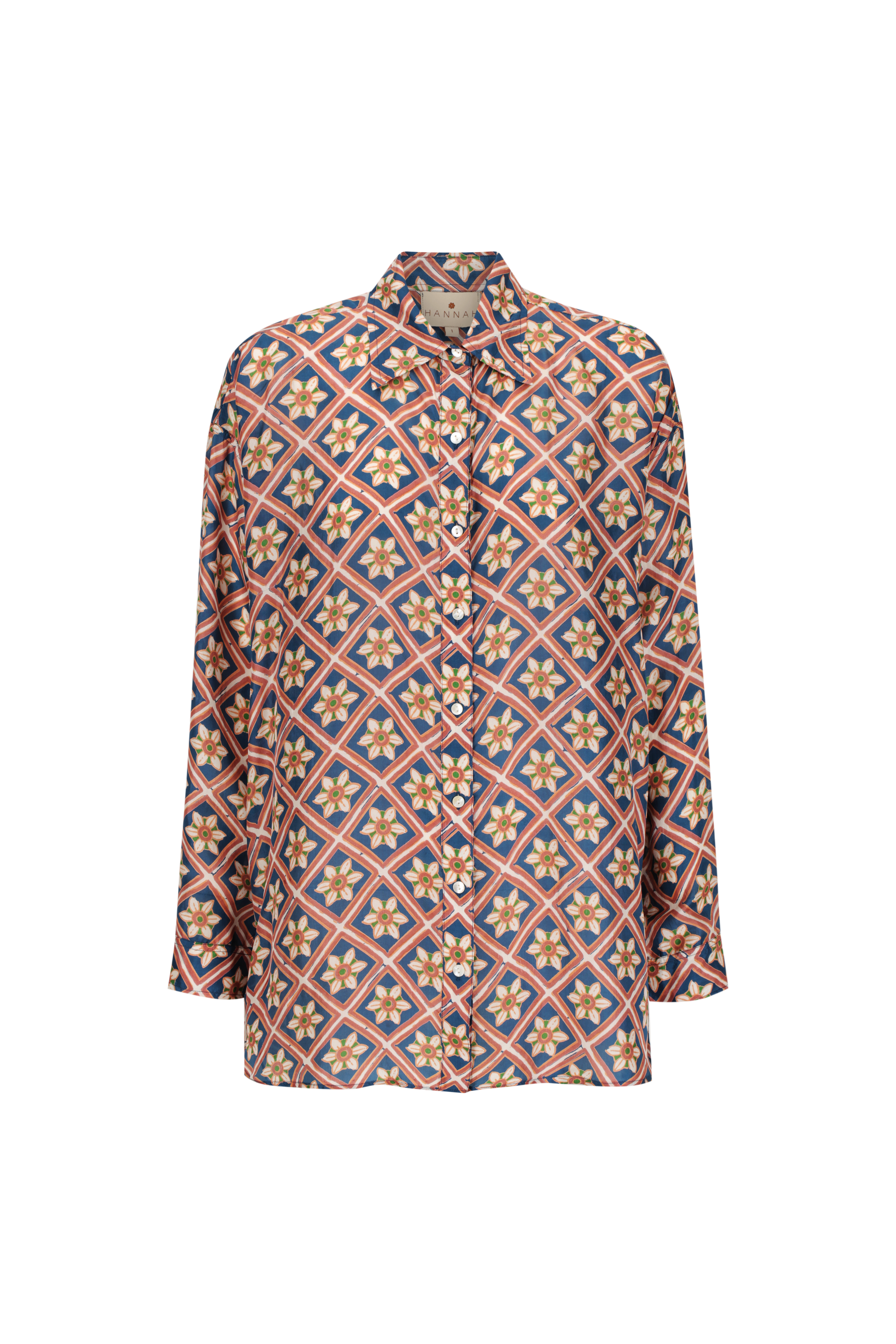 Stevie Shirt - Talavera Indigo
