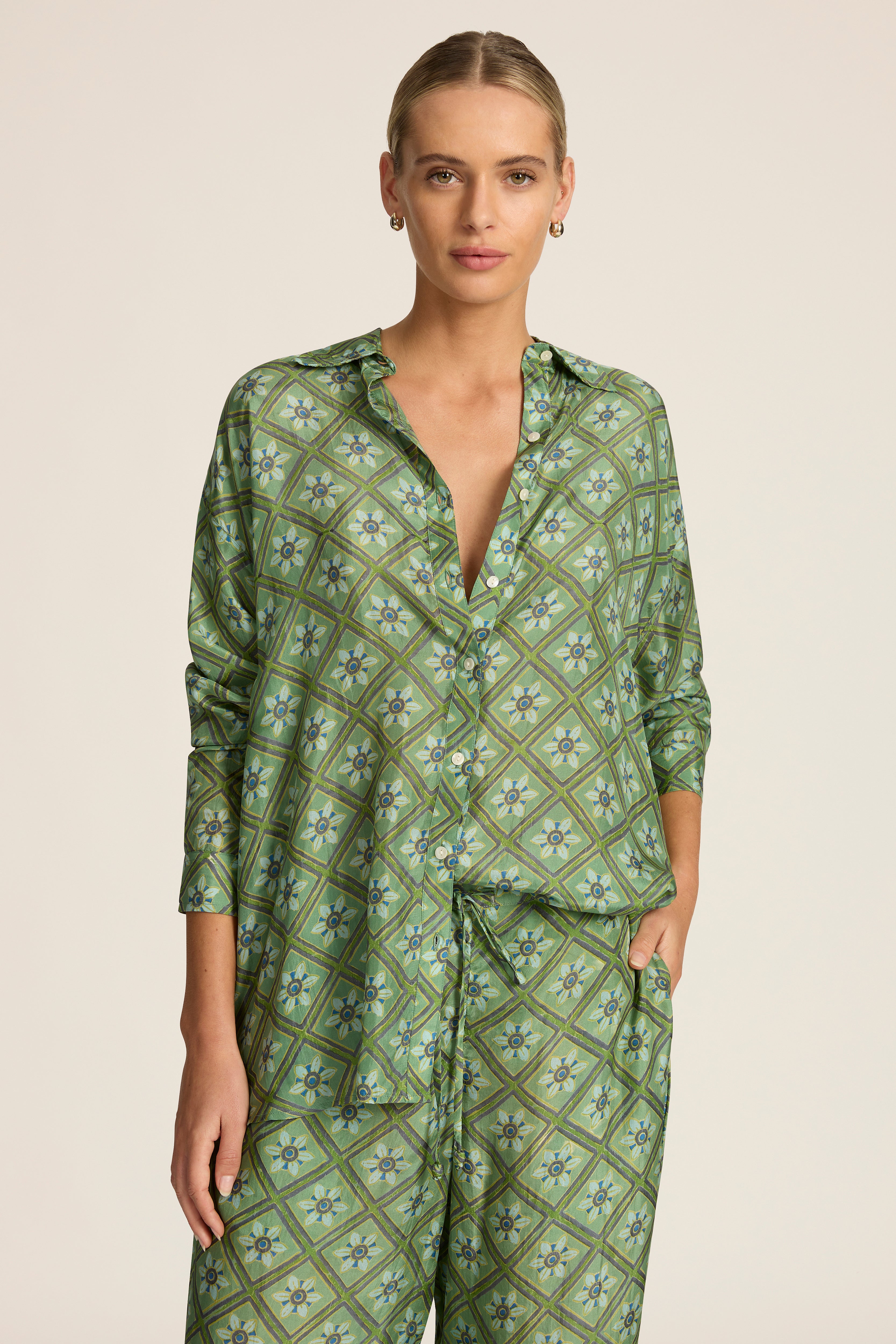 Stevie Shirt - Talavera Emerald