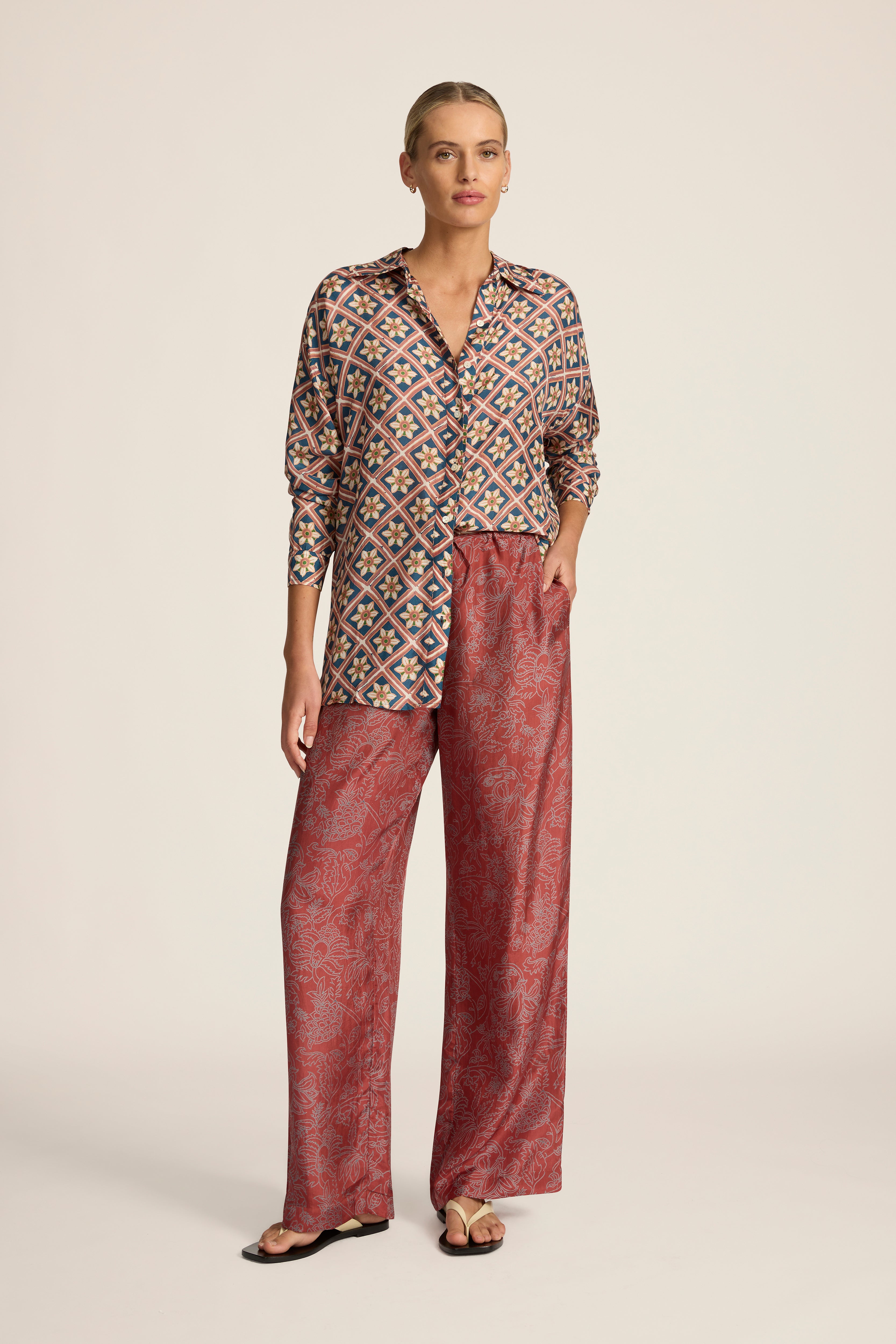 Stevie Shirt - Talavera Indigo