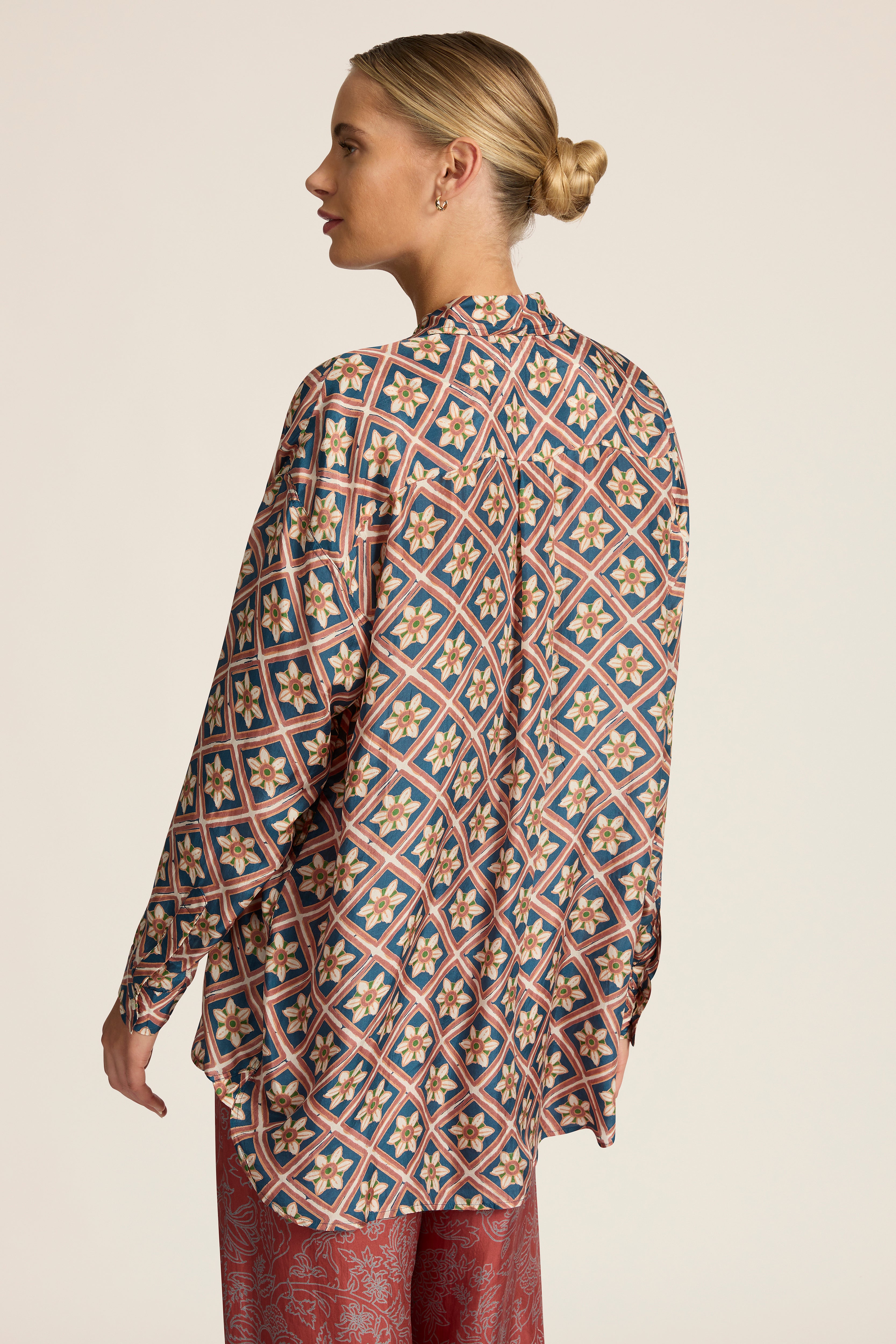 Stevie Shirt - Talavera Indigo