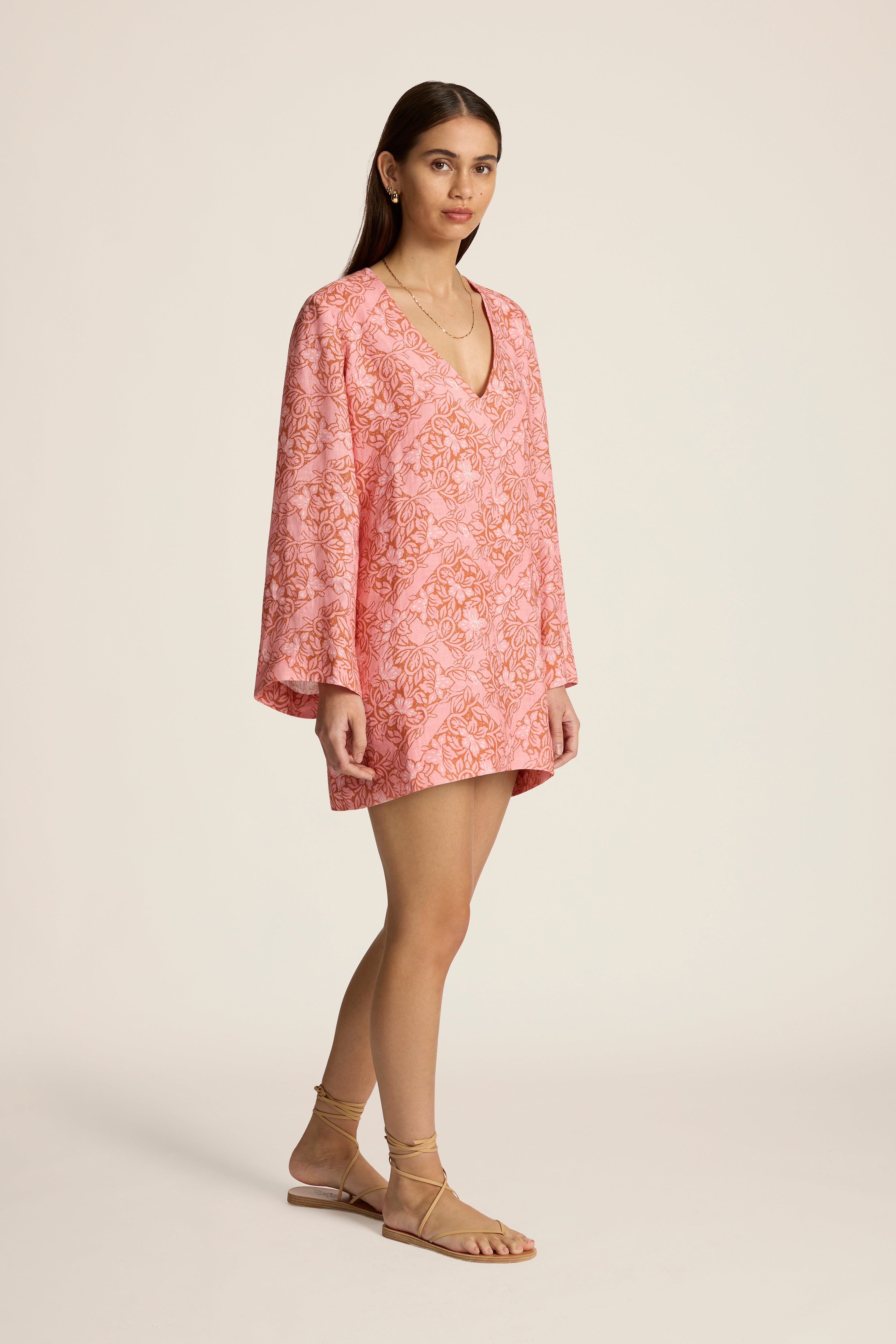 Tavi Mini Dress - Lantana Peony
