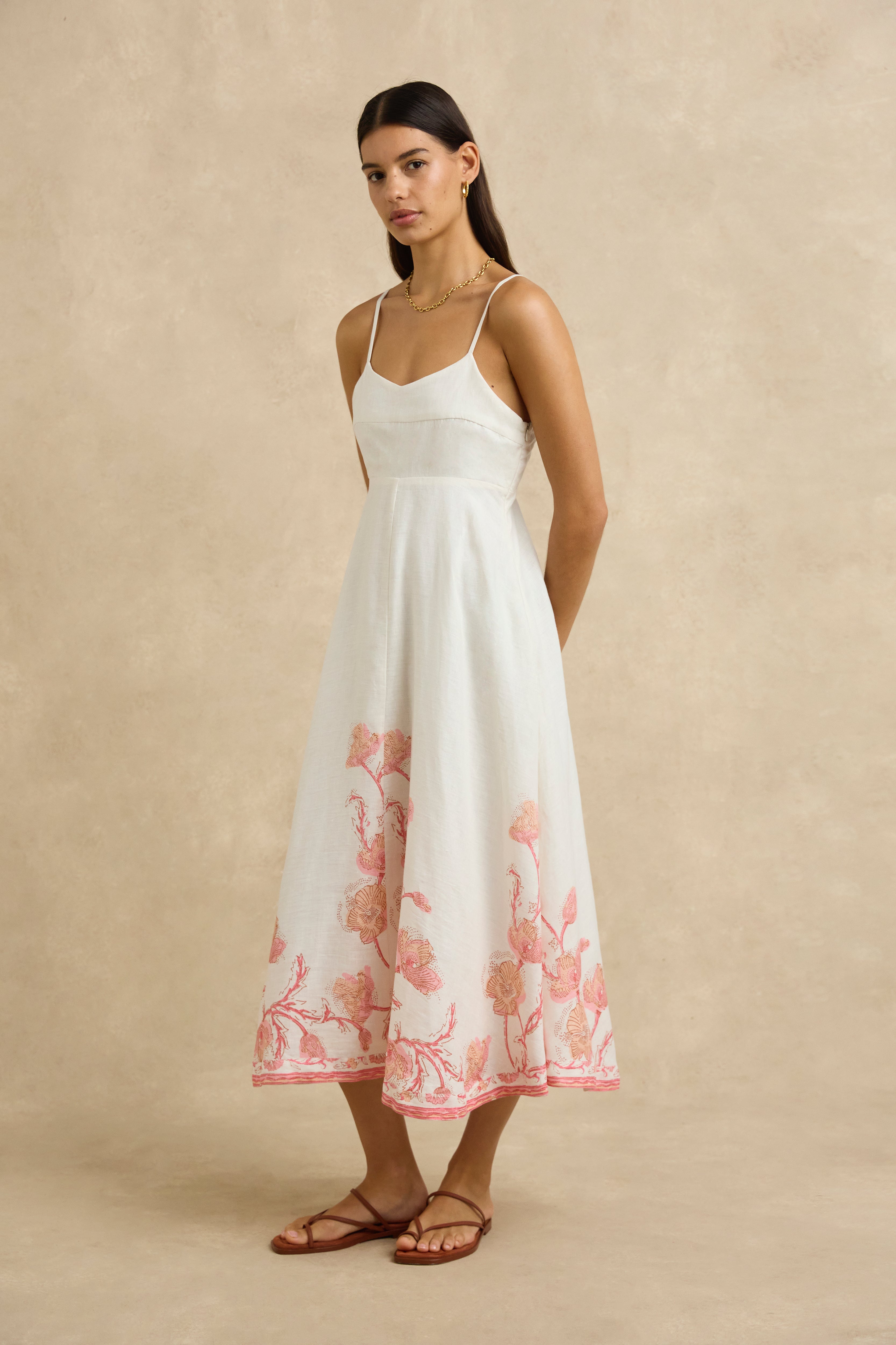 Teeva Dress - Hibiscus Bloom Pink