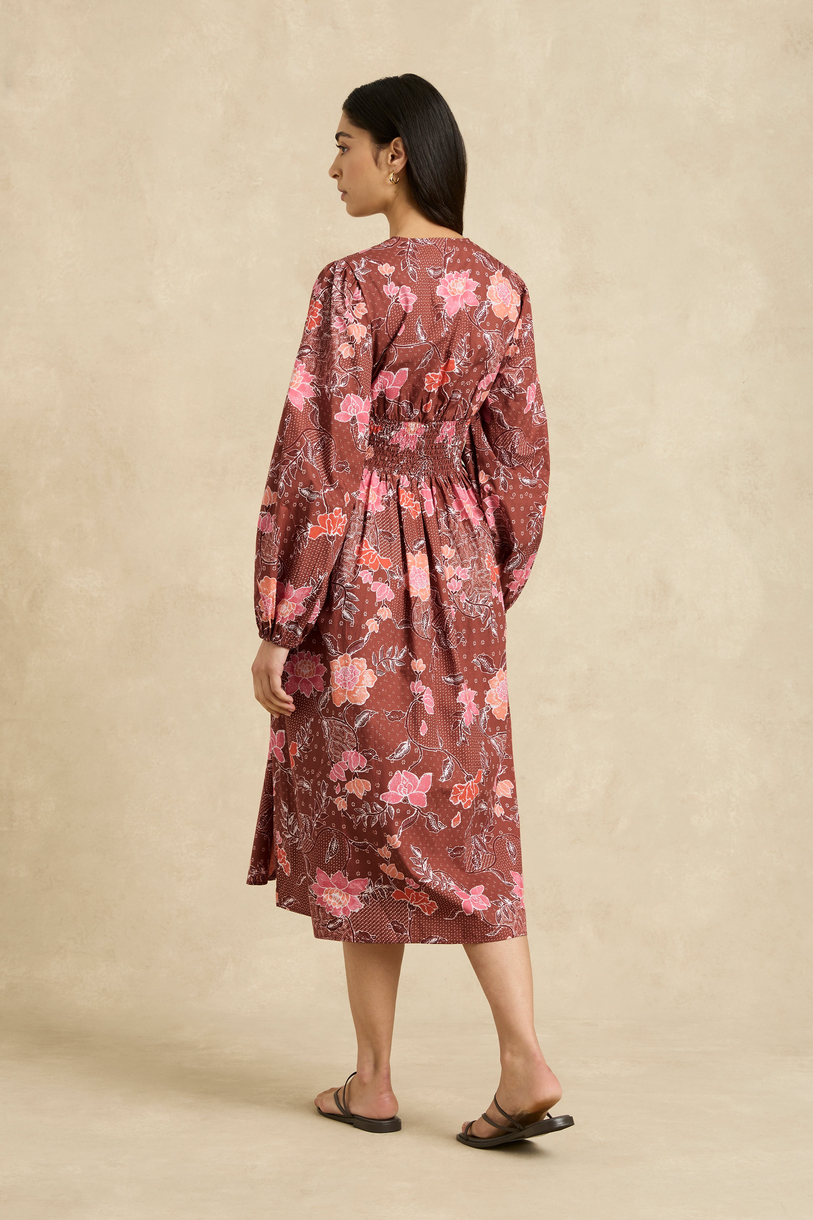Thea Dress - Bloom Burgundy
