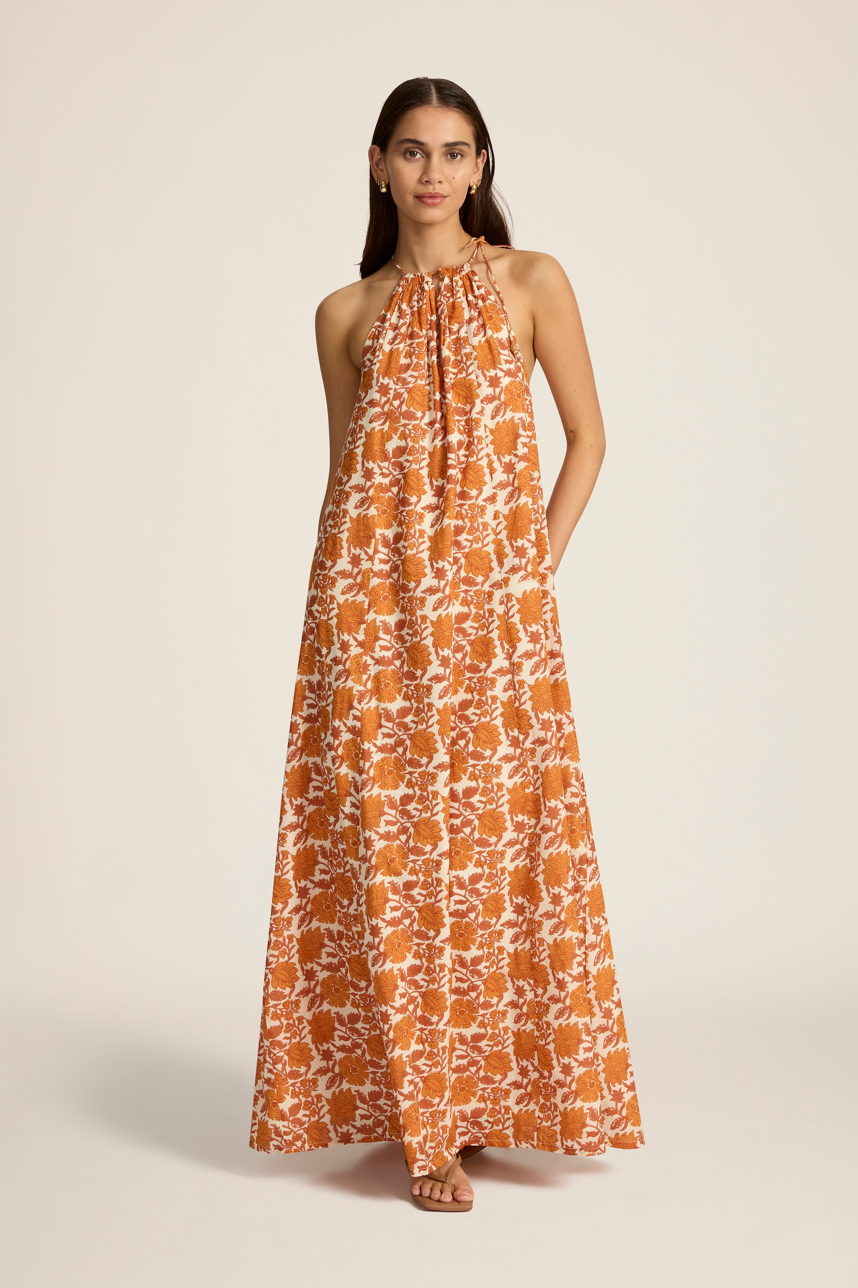 Valeria Maxi Dress - Albenya Desert
