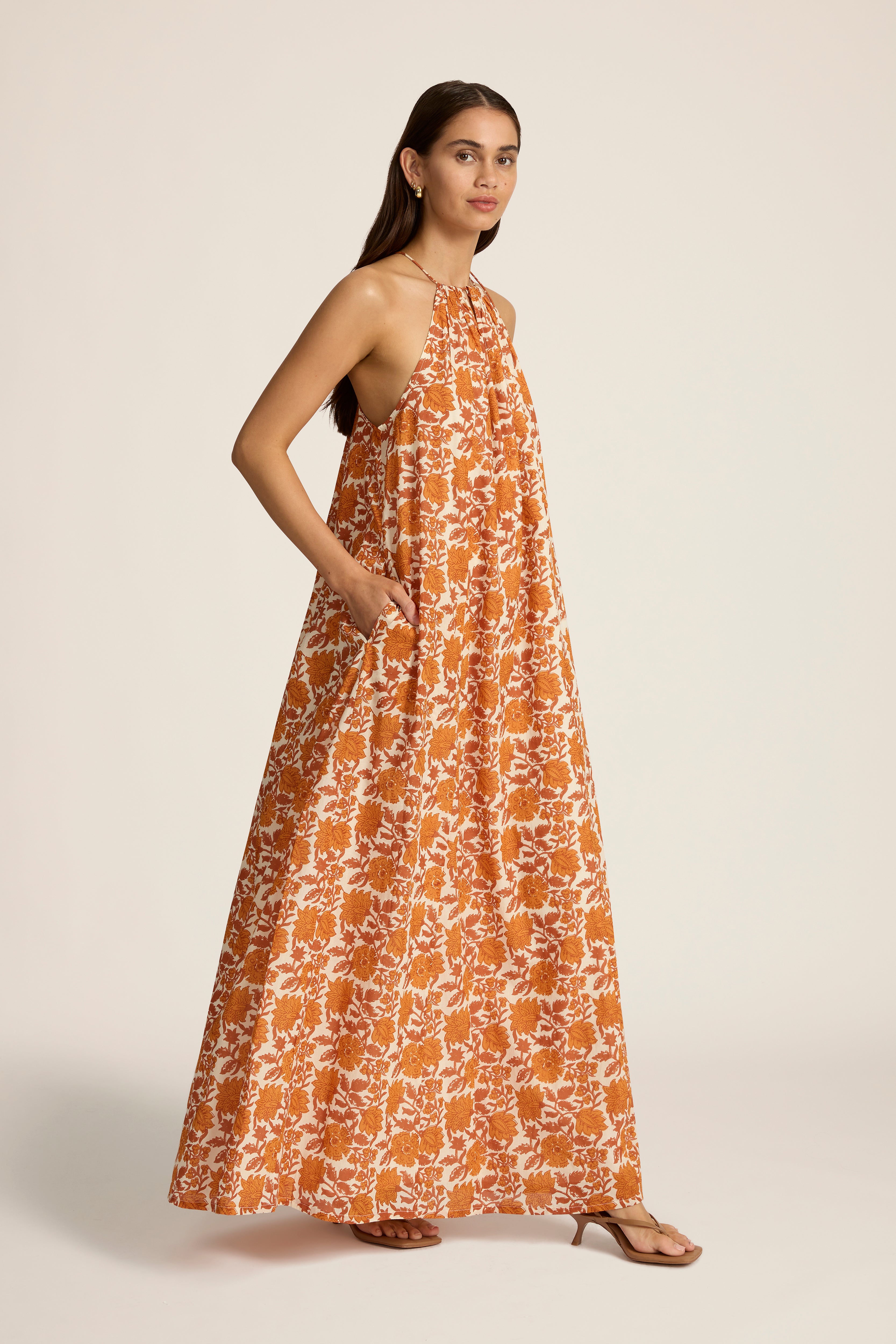 Valeria Maxi Dress - Albenya Desert