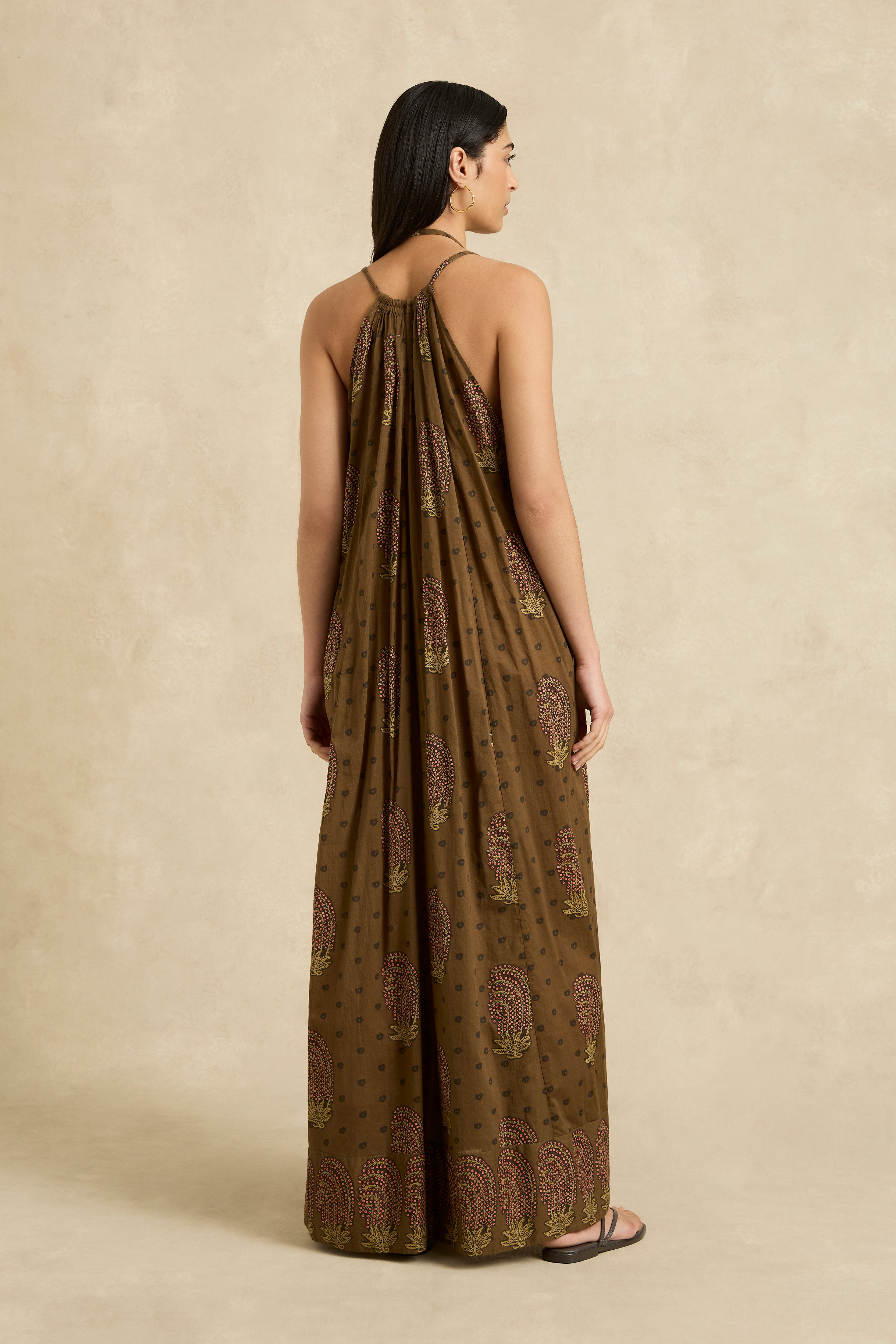 Valeria Dress - Tide Khaki