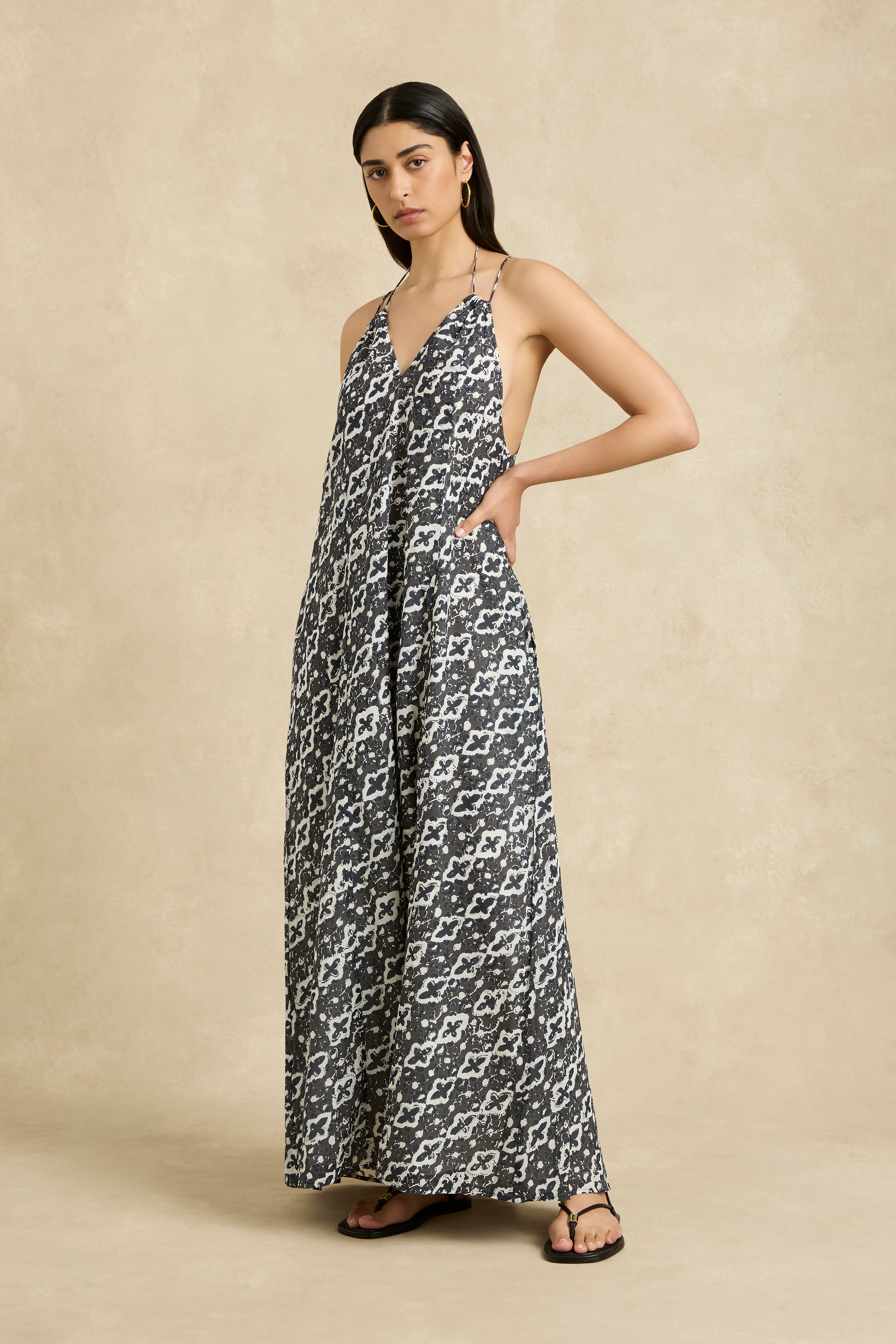 Valeria Dress - Pathway Charcoal