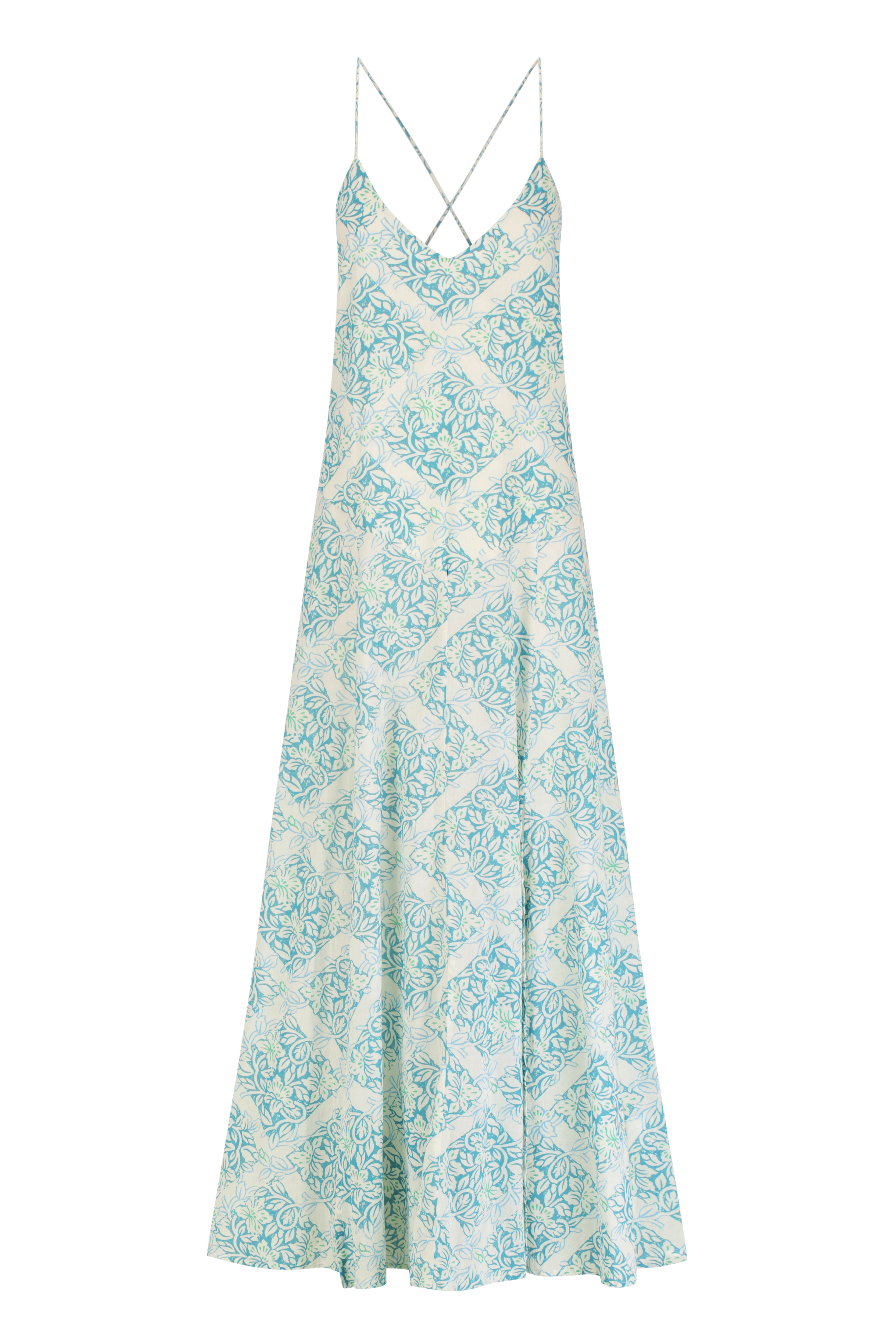 Veronica Maxi Dress - Lantana Azure
