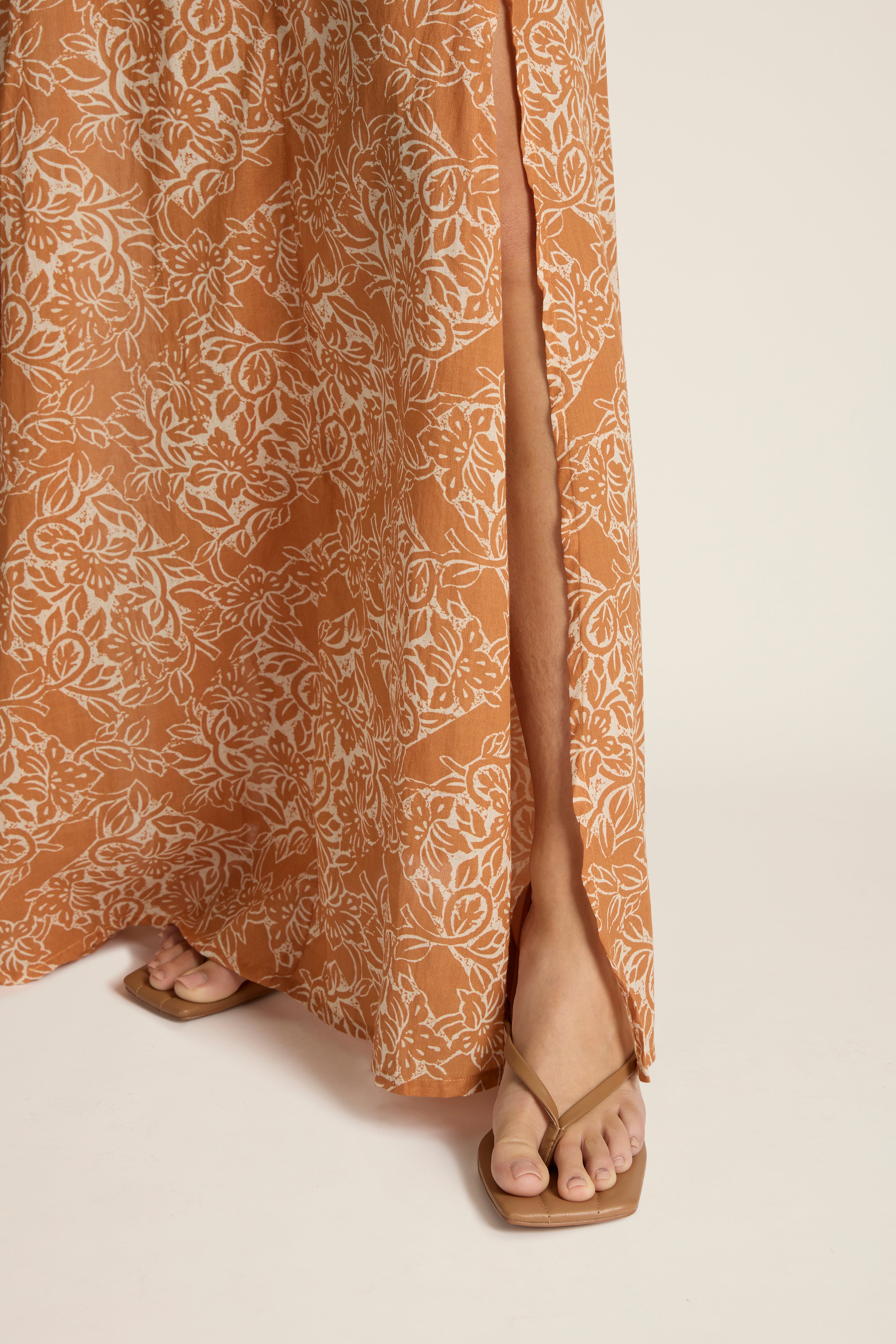 Veronica Maxi Dress - Lantana Copper