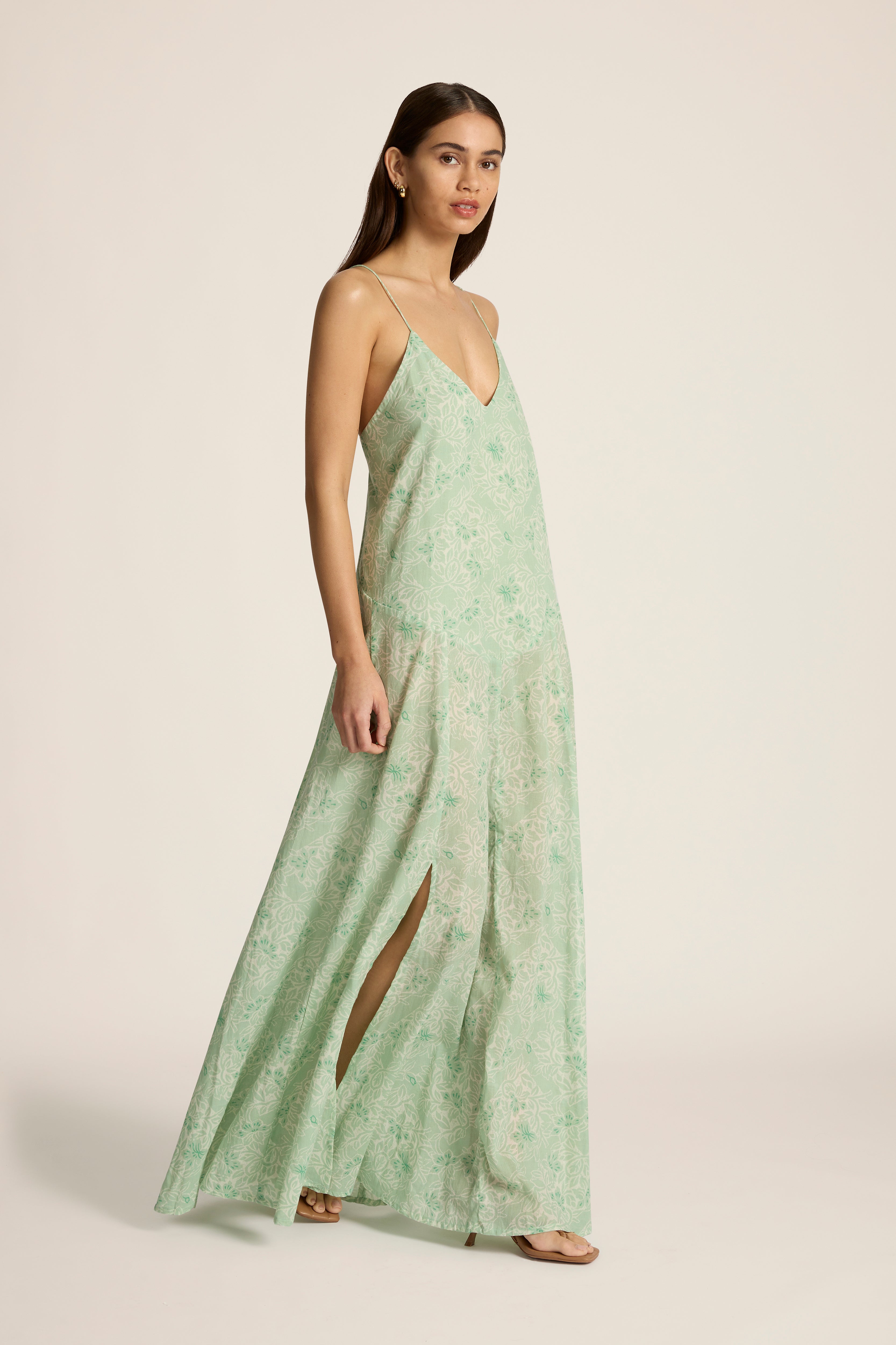 Veronica Maxi Dress - Lantana Seafoam
