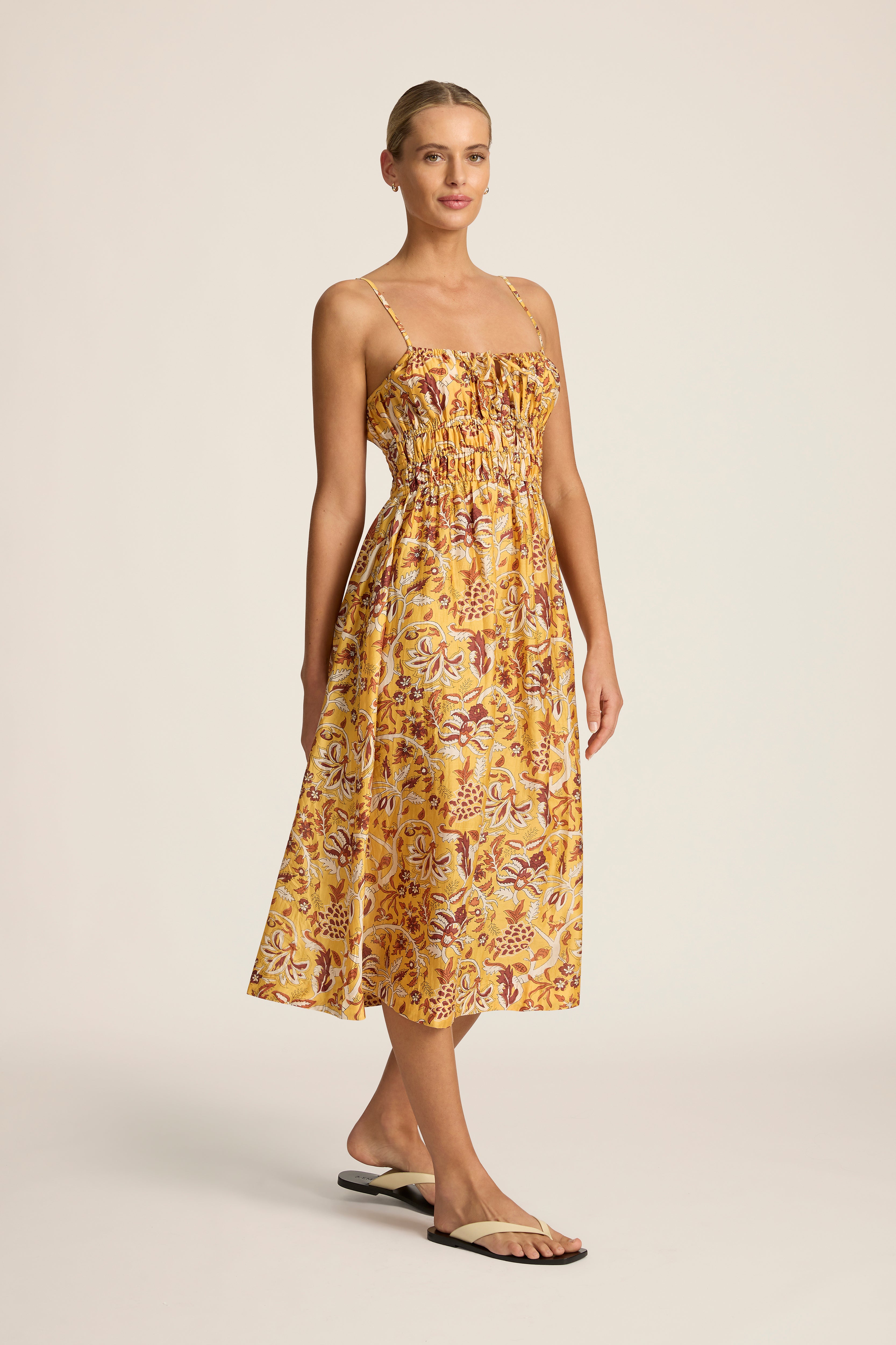Yolanda Midi Dress - Fernando Amber