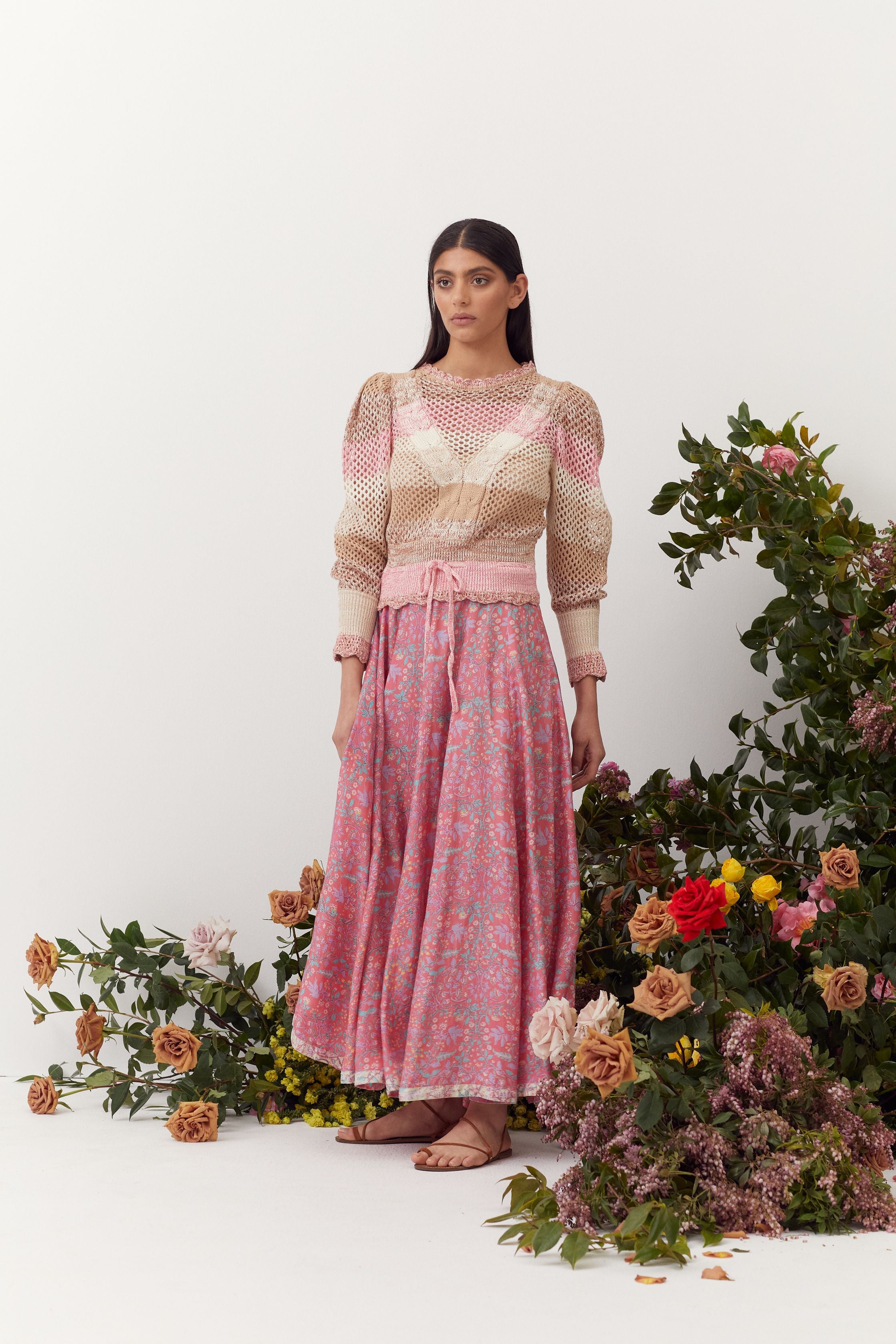 Lana Crochet Sweater, Briar