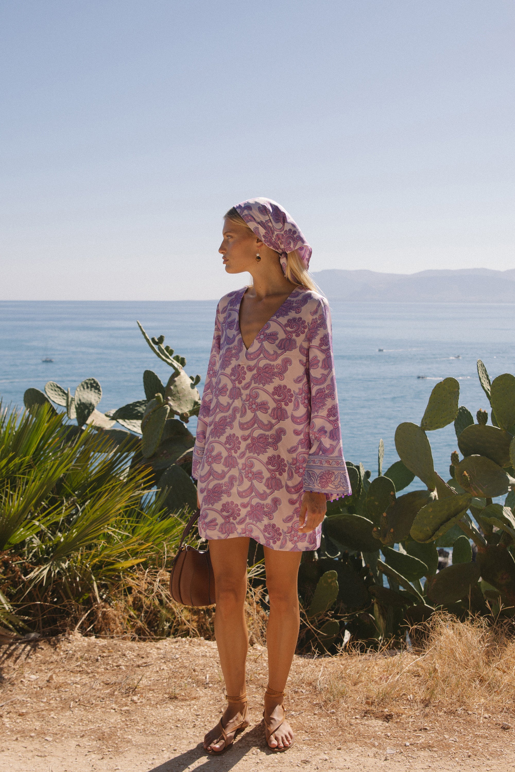 Jaya Dress - Brocade Amethyst