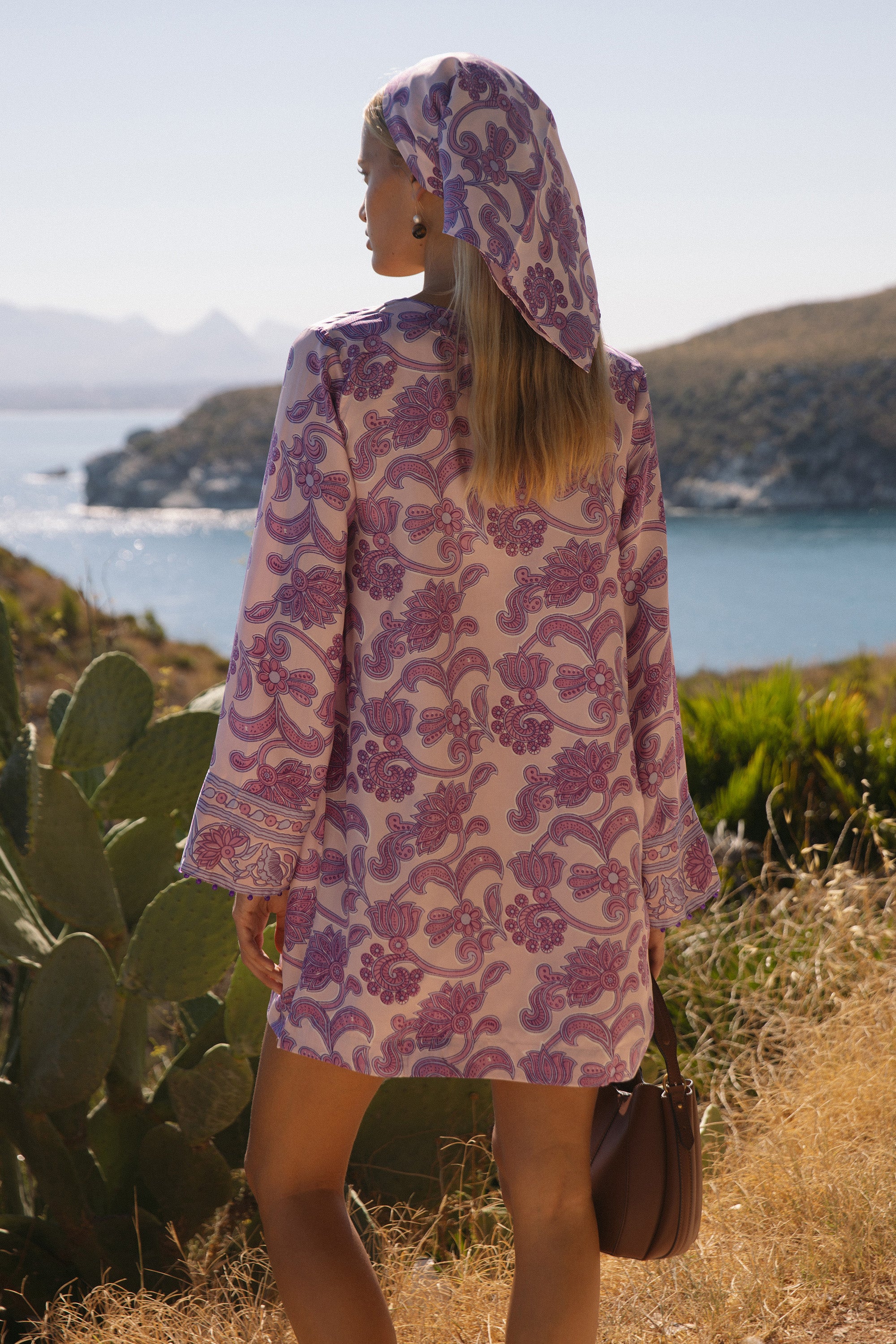 Jaya Dress - Brocade Amethyst