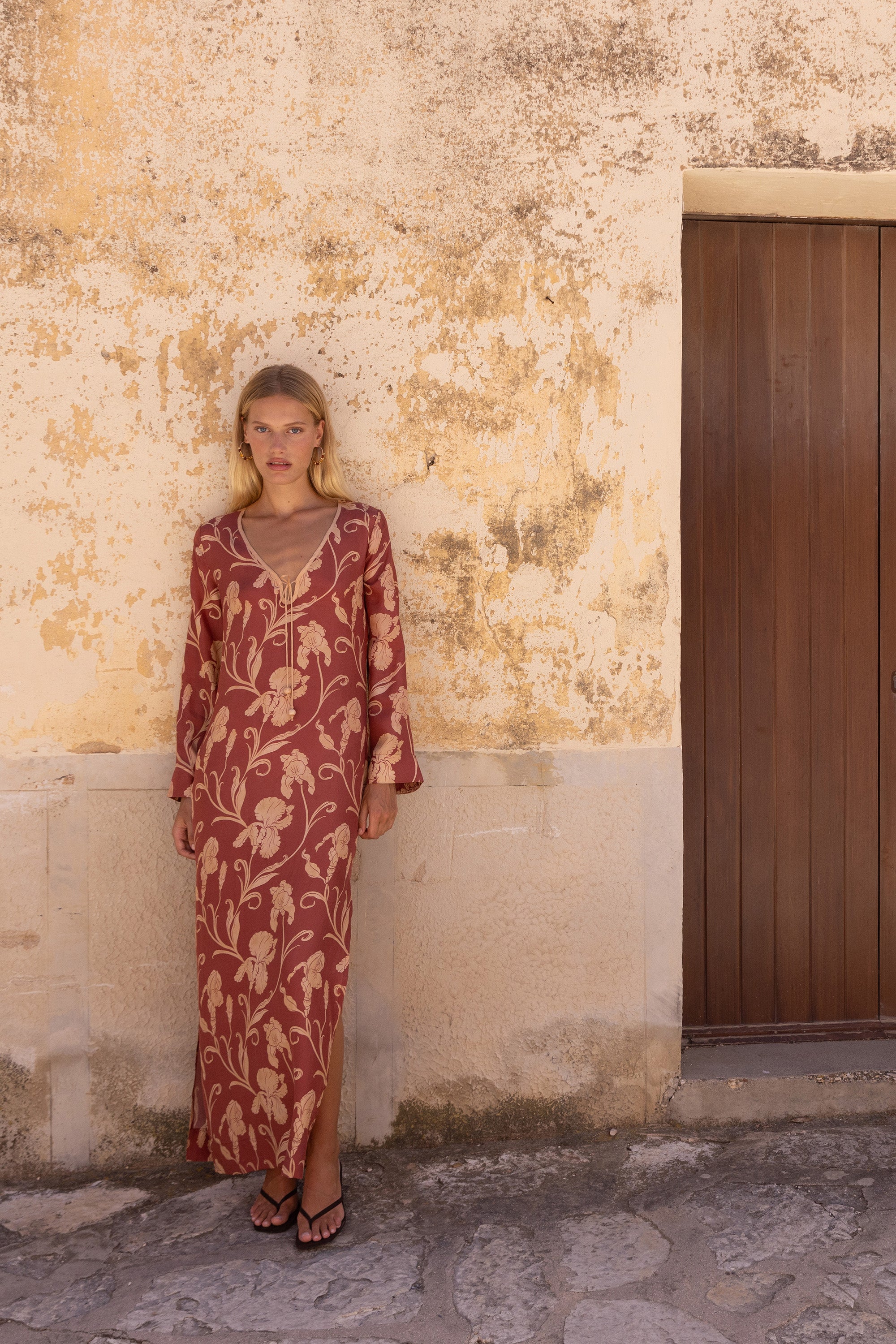 Kalinda Dress - Iris Amber