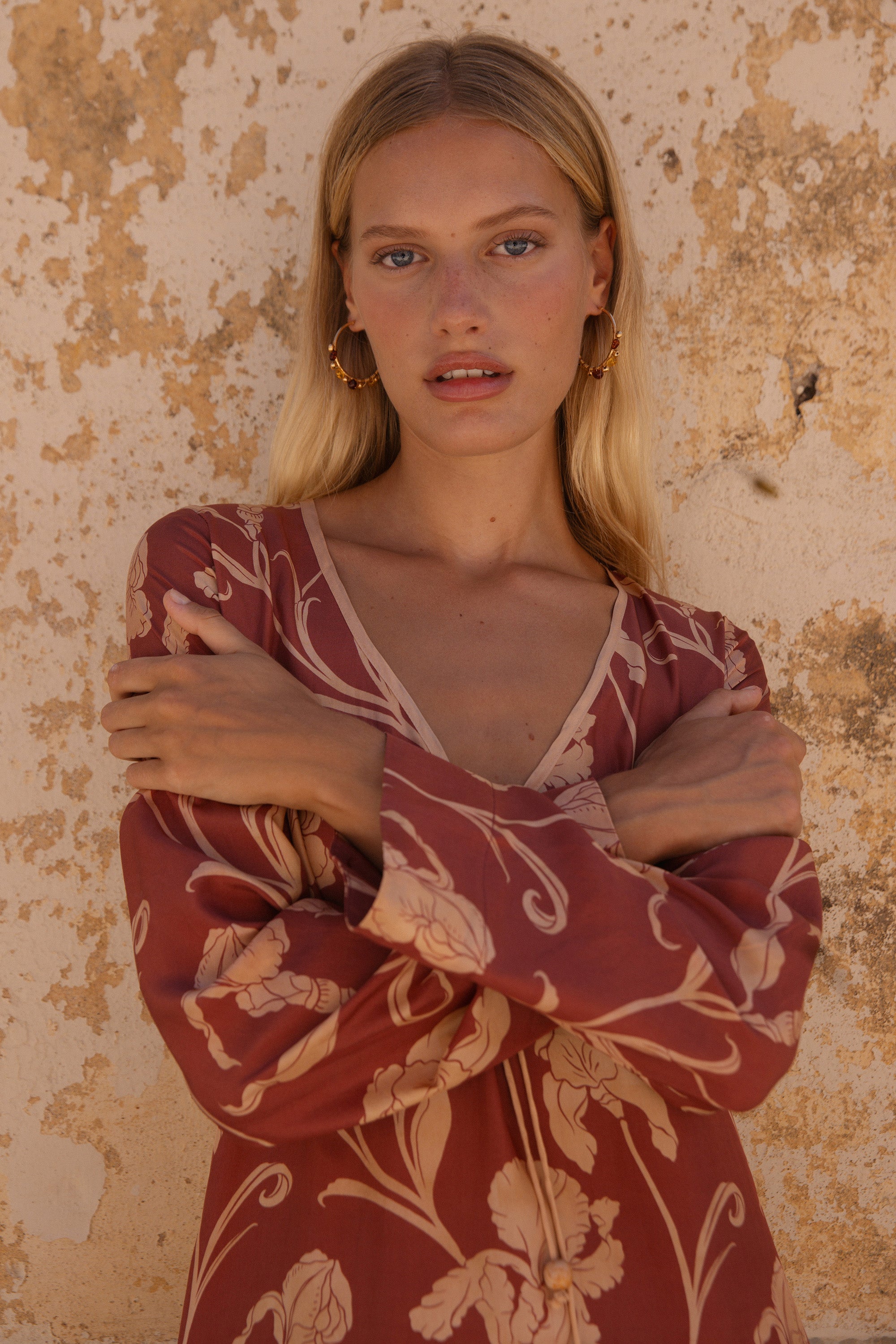 Kalinda Dress - Iris Amber