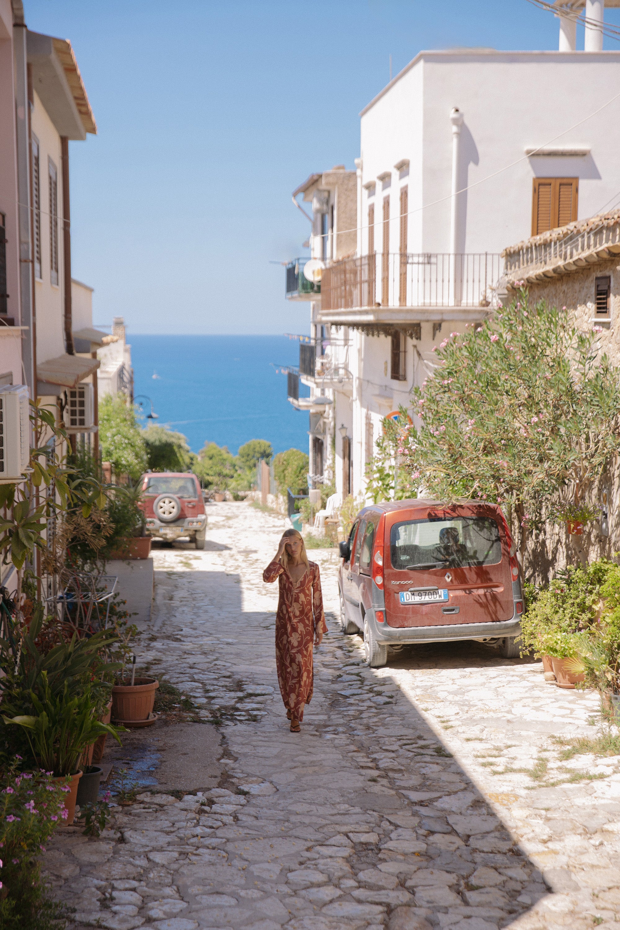 Kalinda Dress - Iris Amber