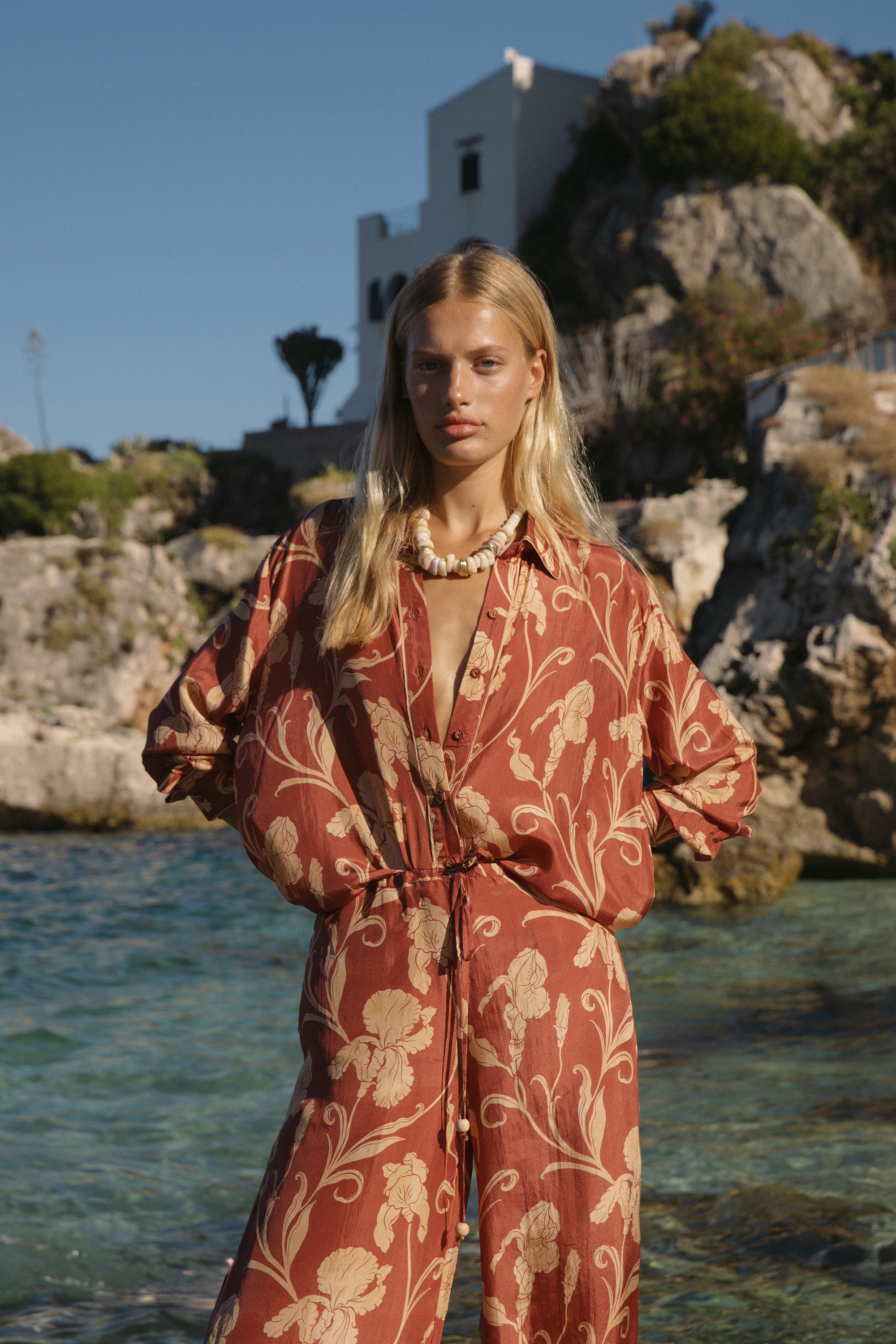 Stevie Shirt - Iris Amber